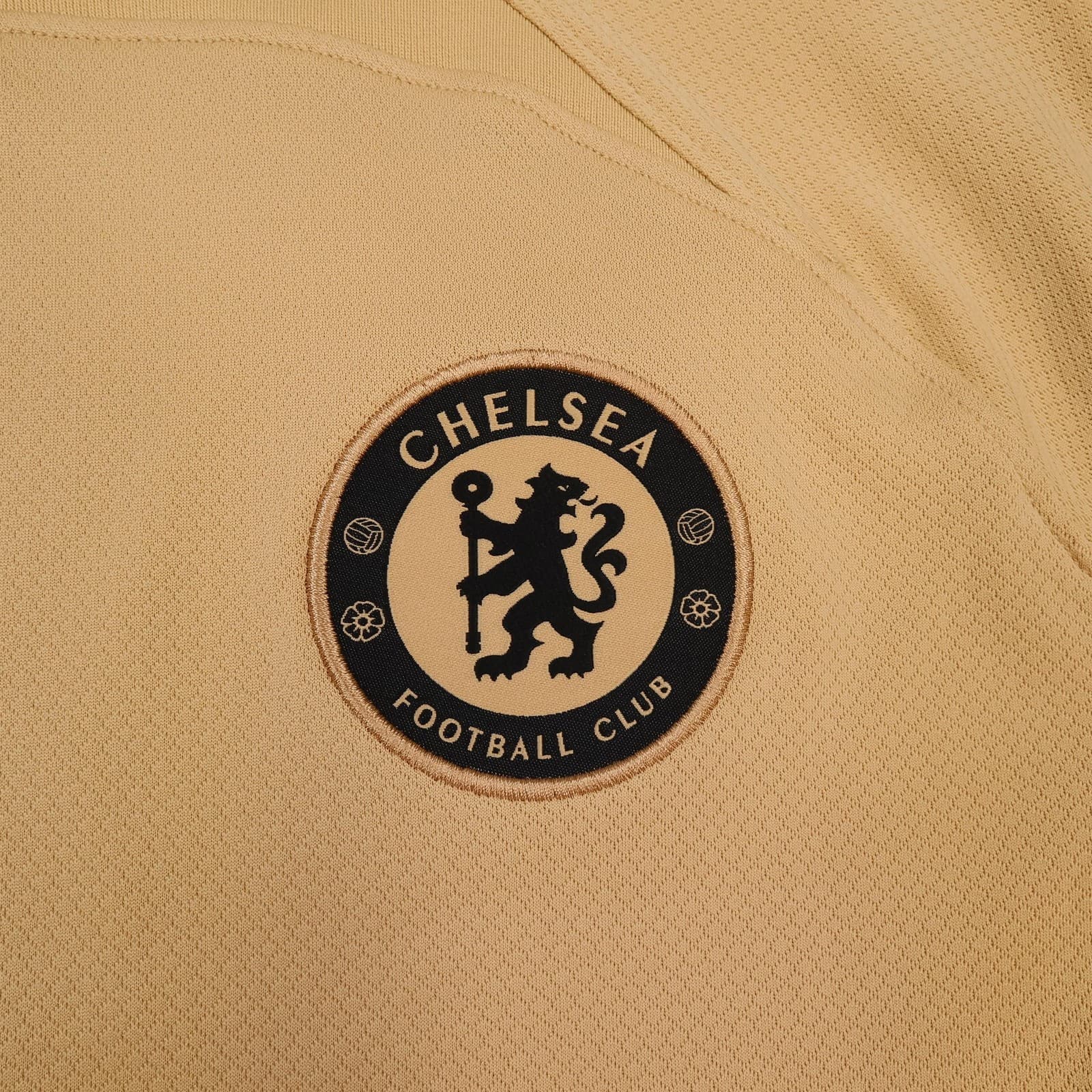 Chelsea Shirt Mens Medium Beige Third Kit 2022 2023 Football Nike Pulisic 10 photo 5