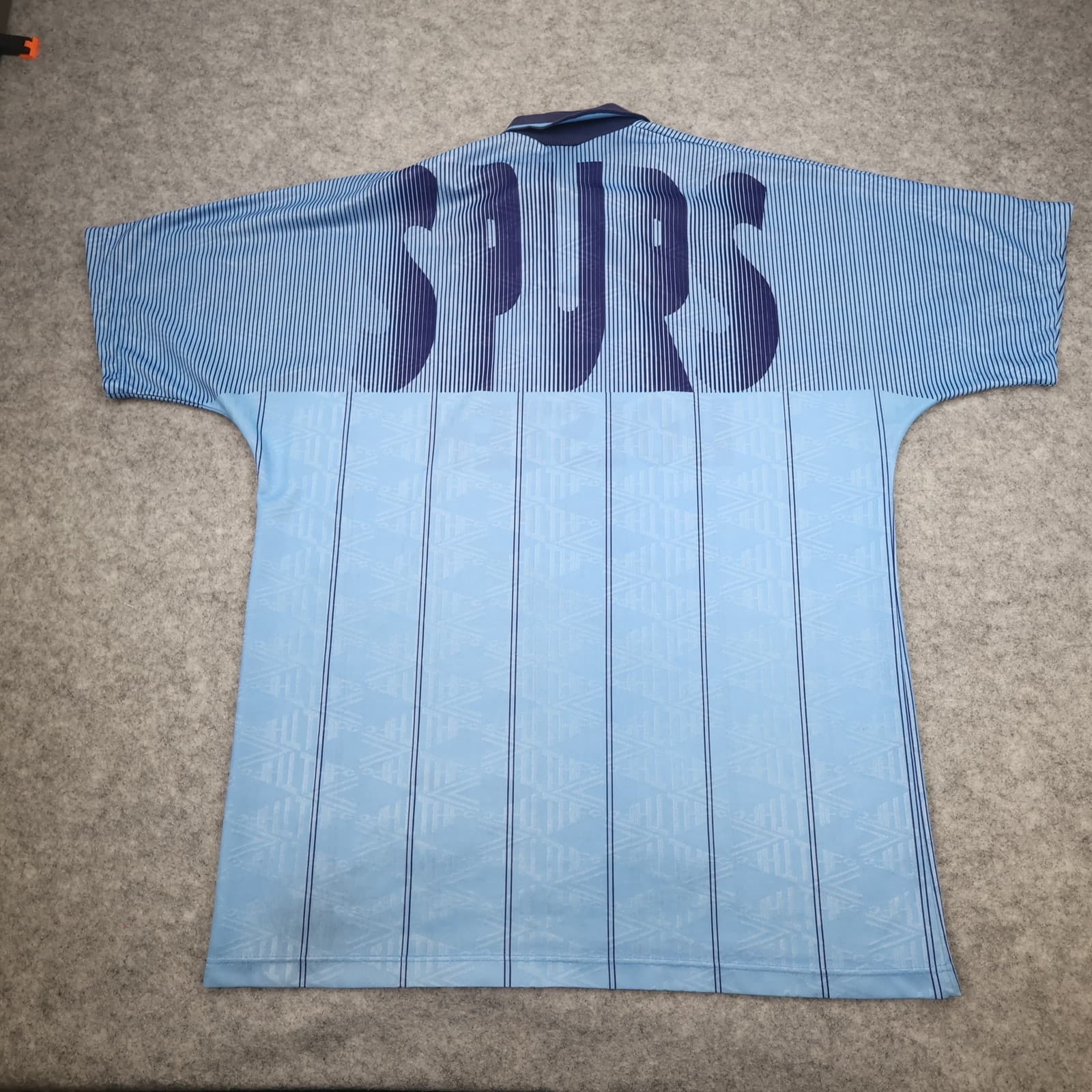 Vintage Tottenham Hotspur Shirt Extra Large Blue Third 1991 1994 Jersey Spurs photo 2