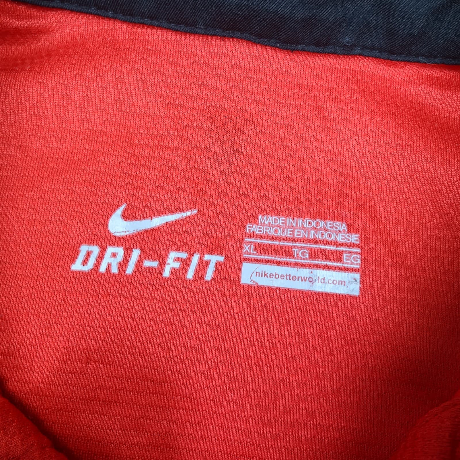 Manchester United Shirt Extra Large Red Home Kit 2013 2014 Nike Jersey Patches photo 10
