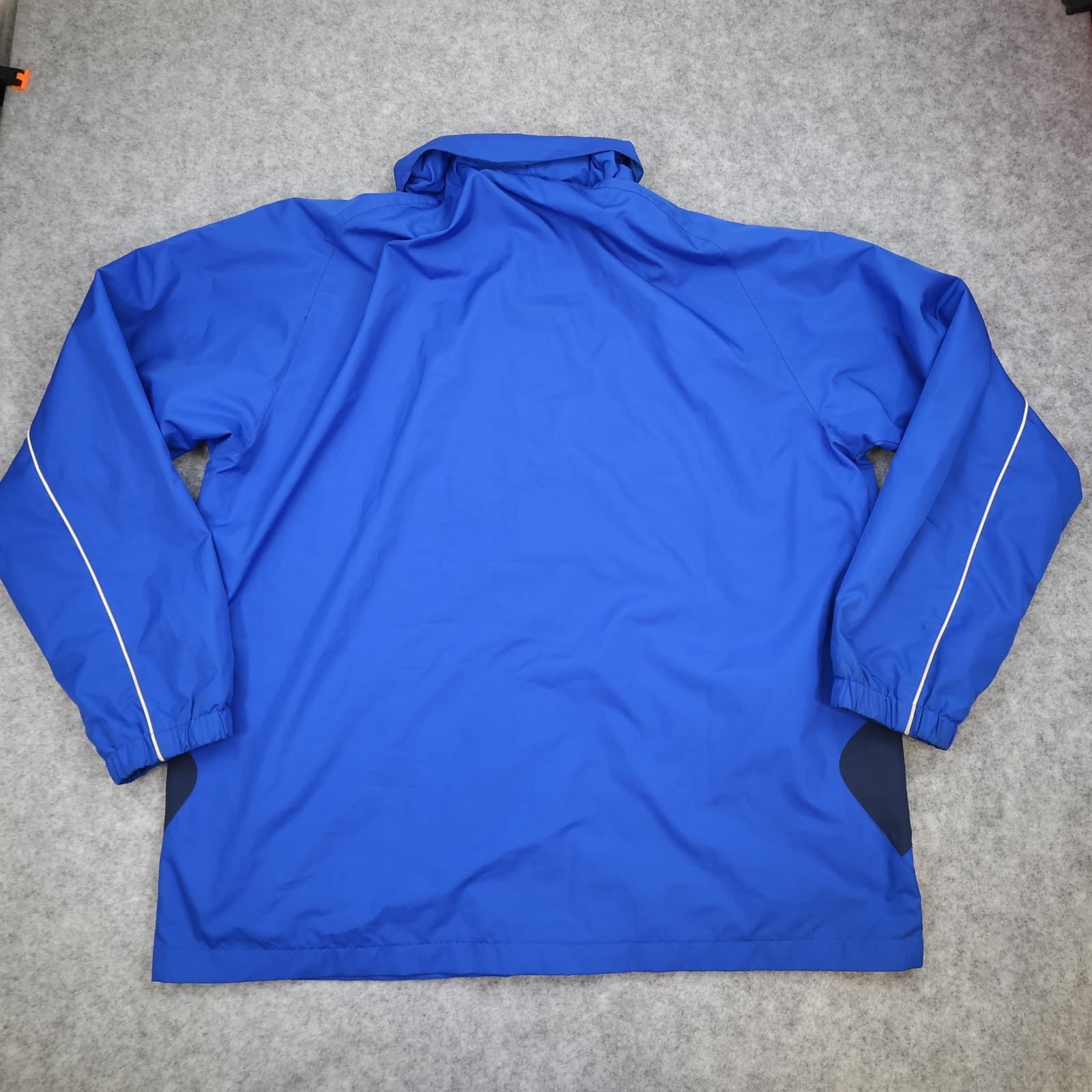 Everton Jacket Mens XXL Blue Navy Football Umbro Hooded Rain Training Coat photo 10