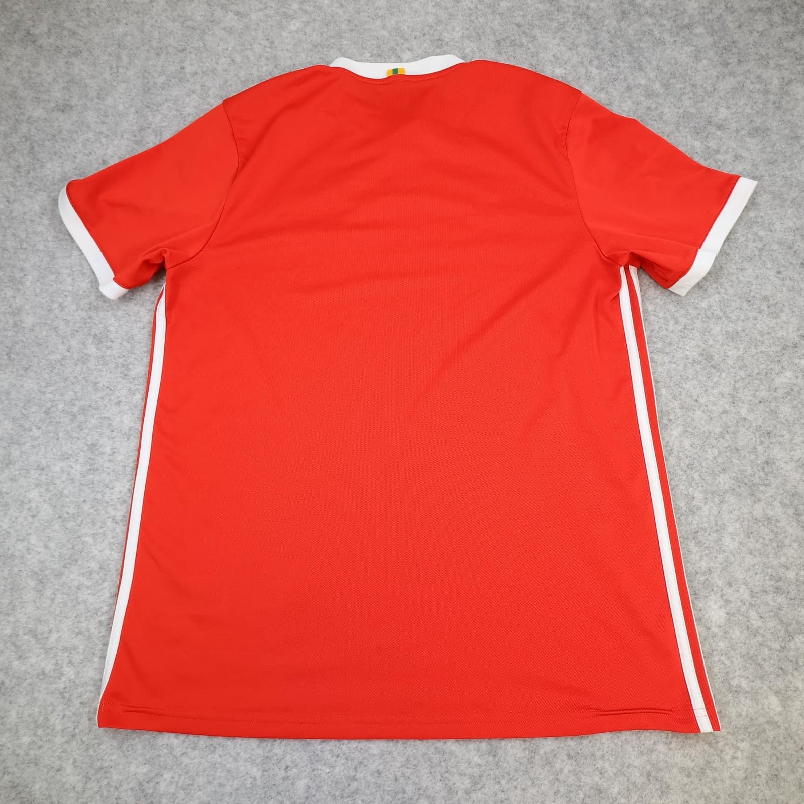 Wales Home Shirt Mens Large Red Football 2018 2019 Adidas Soccer Jersey photo 2