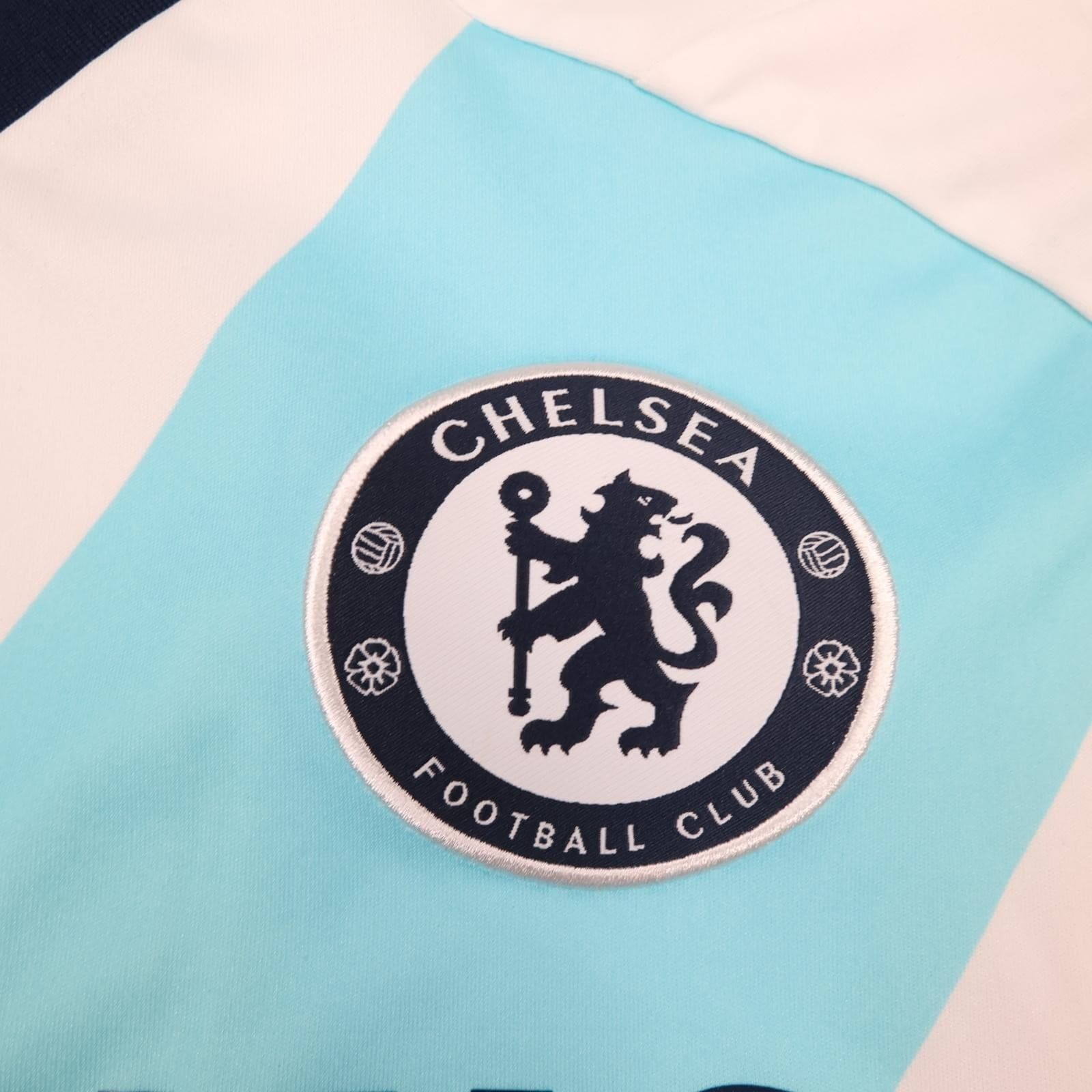 Chelsea Shirt Mens Large White Away 2012 2013 Football Adidas Samsung Jersey photo 4