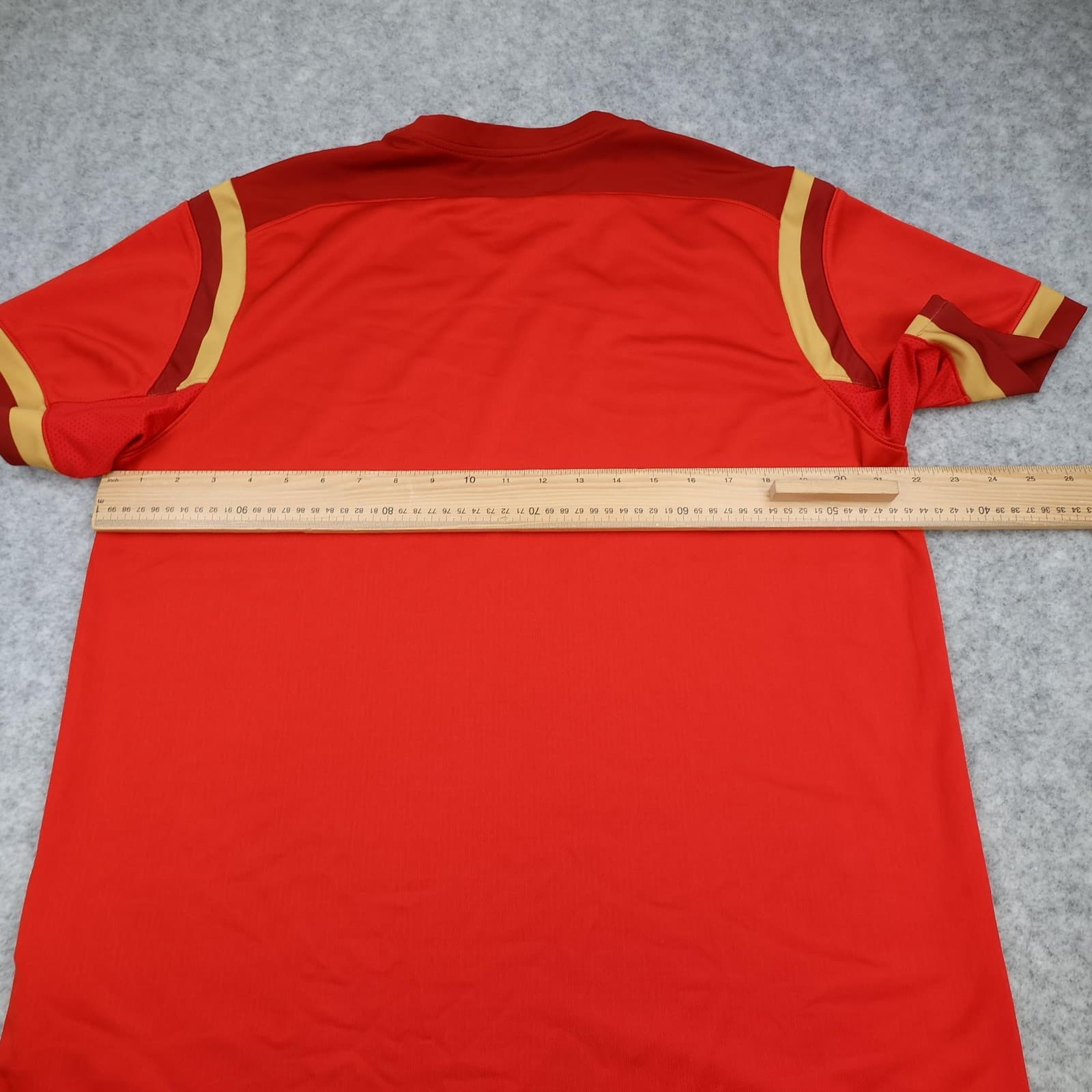 Wales Rugby Shirt Mens Large Red Rugby Union Under Armour 2015 2017 Jersey photo 9