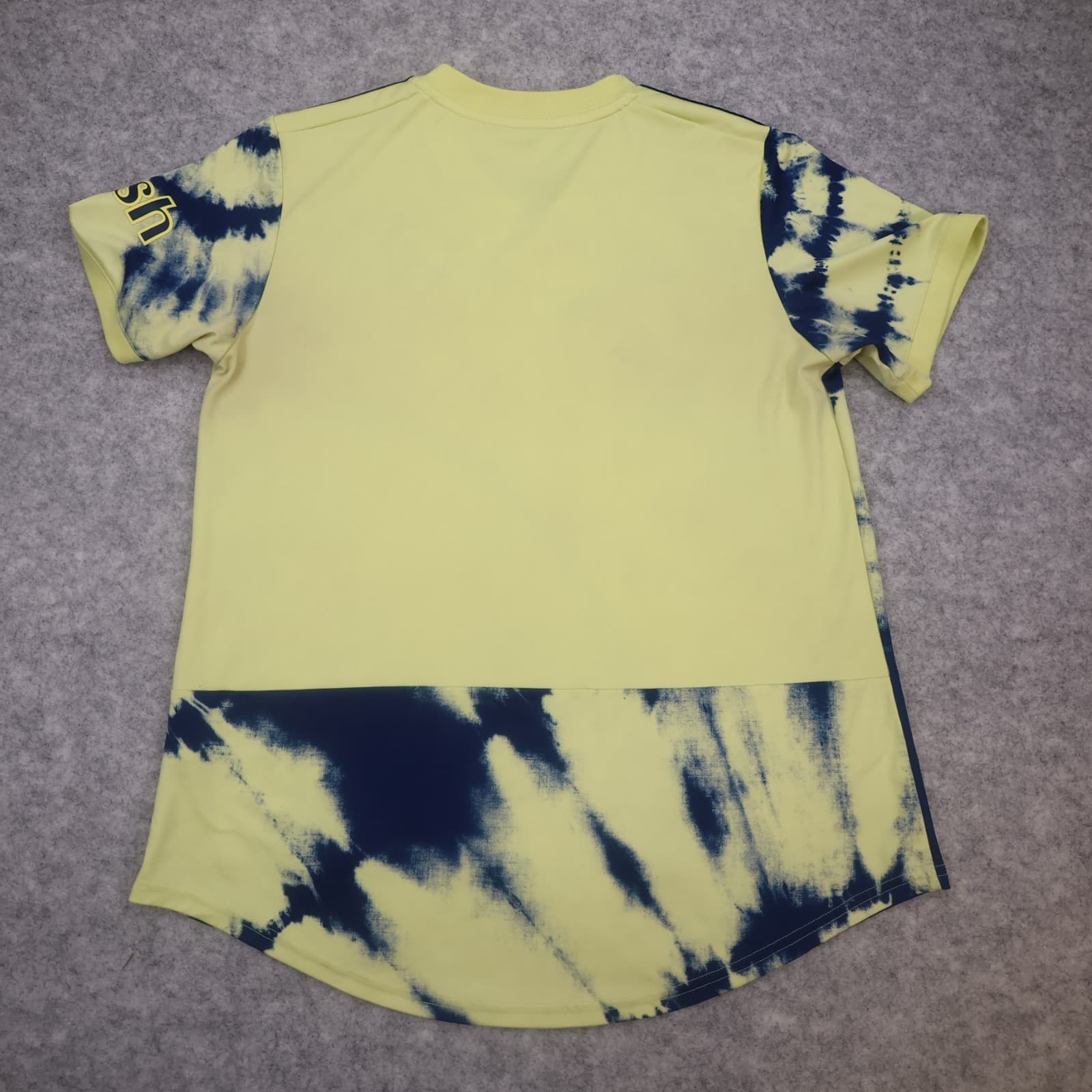 Leeds United Shirt Large Womens Yellow Away Kit 2022 2023 Adidas Jersey 16 18 photo 2