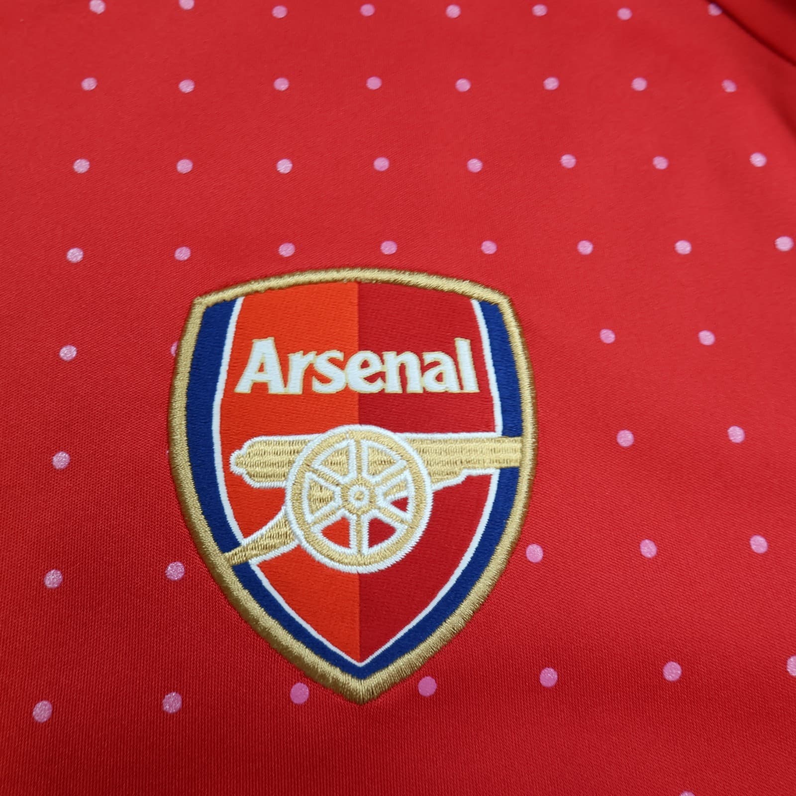 Arsenal Shirt Extra Large Red Training Kit 2011 2012 Nike Soccer Jersey Pokadot photo 4