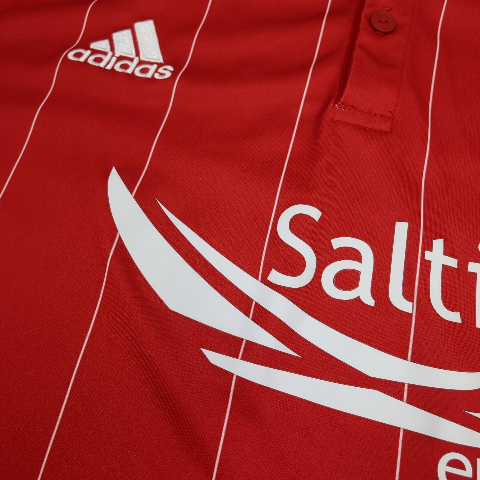 Aberdeen FC Shirt Mens 3XL Red Home SPFL 2016 2017 Adidas Saltire Soccer Jersey photo 4