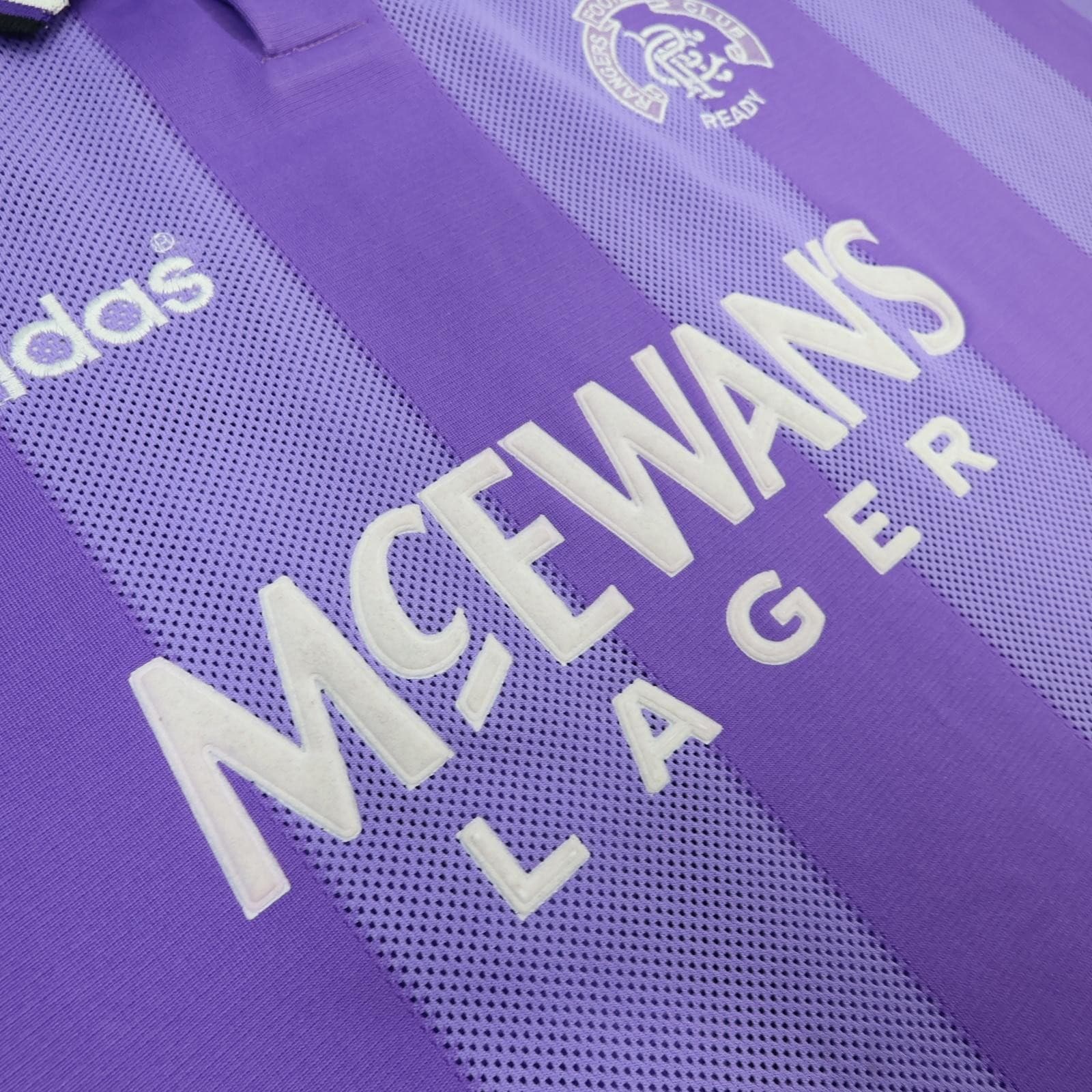 Vintage Rangers Shirt Mens Large Purple European Kit 1994 1995 Adidas McEwan's photo 6