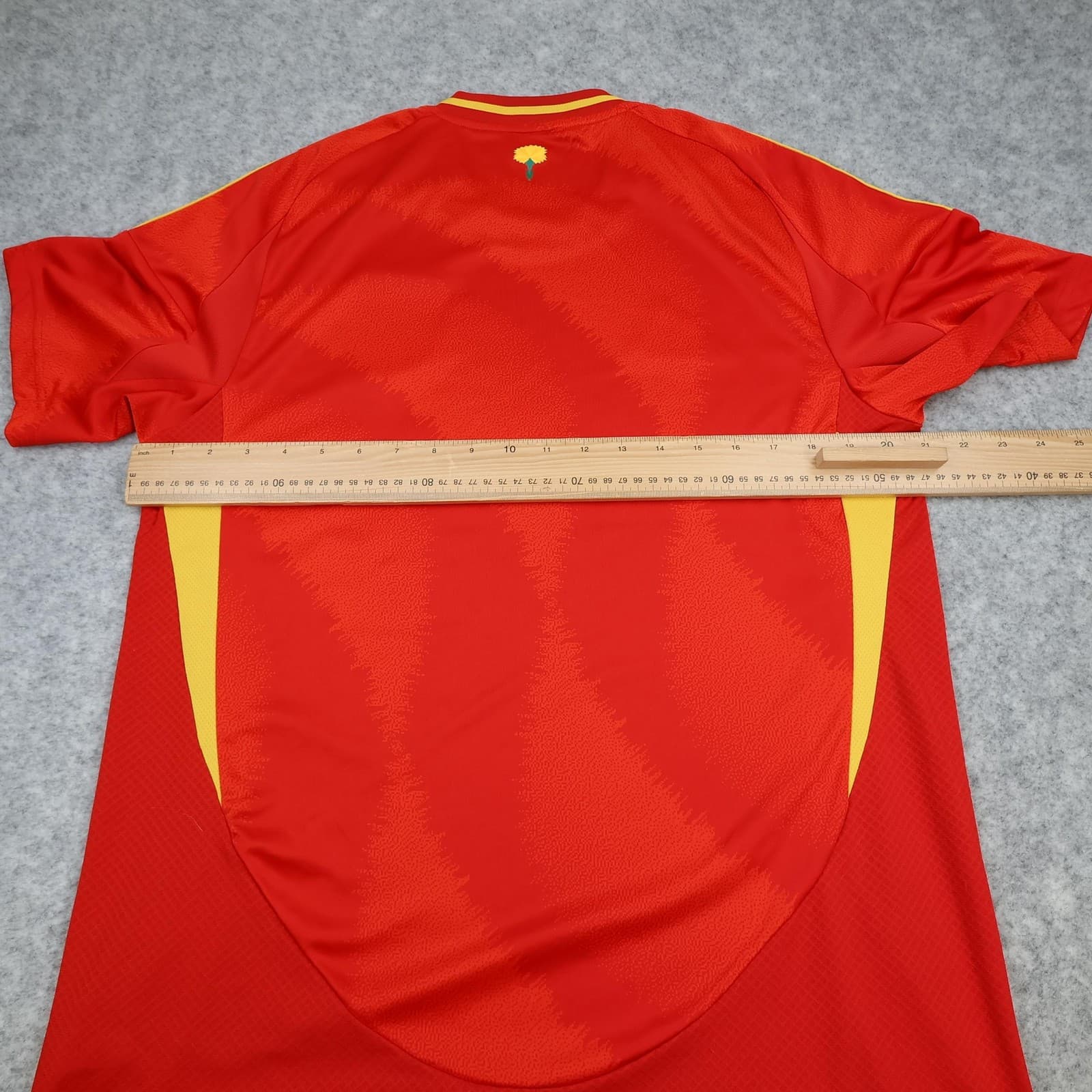 Spain Home Shirt Mens Large Red 2024 2025 Football Adidas Soccer Jersey photo 7