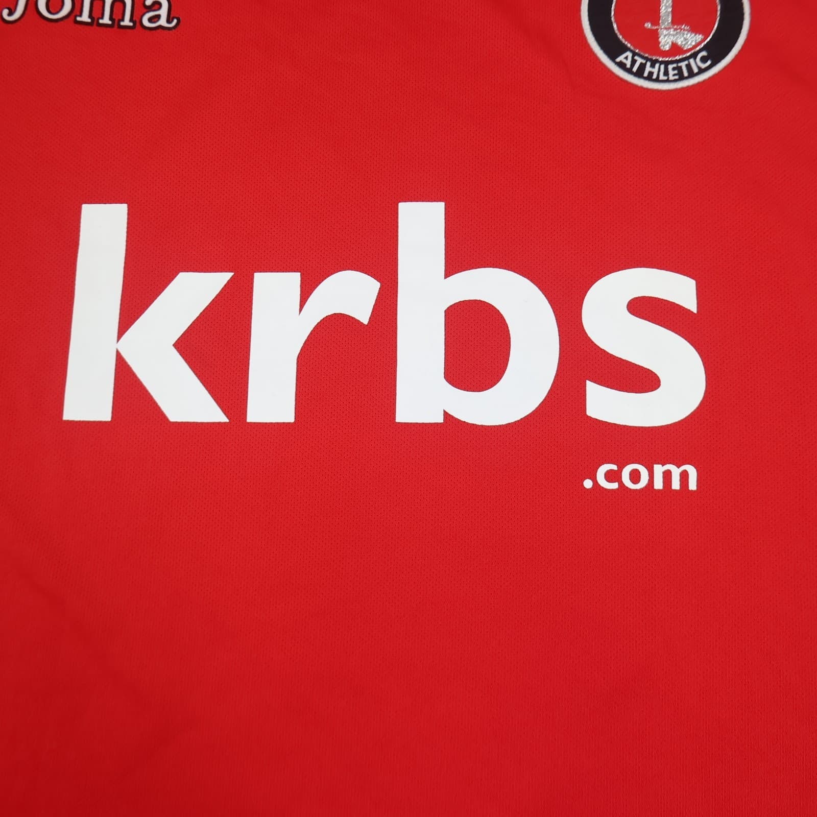 Charlton Athletic Shirt 4XL Red Home Kit 2009 2010 Joma Soccer Jersey XXXXL photo 9