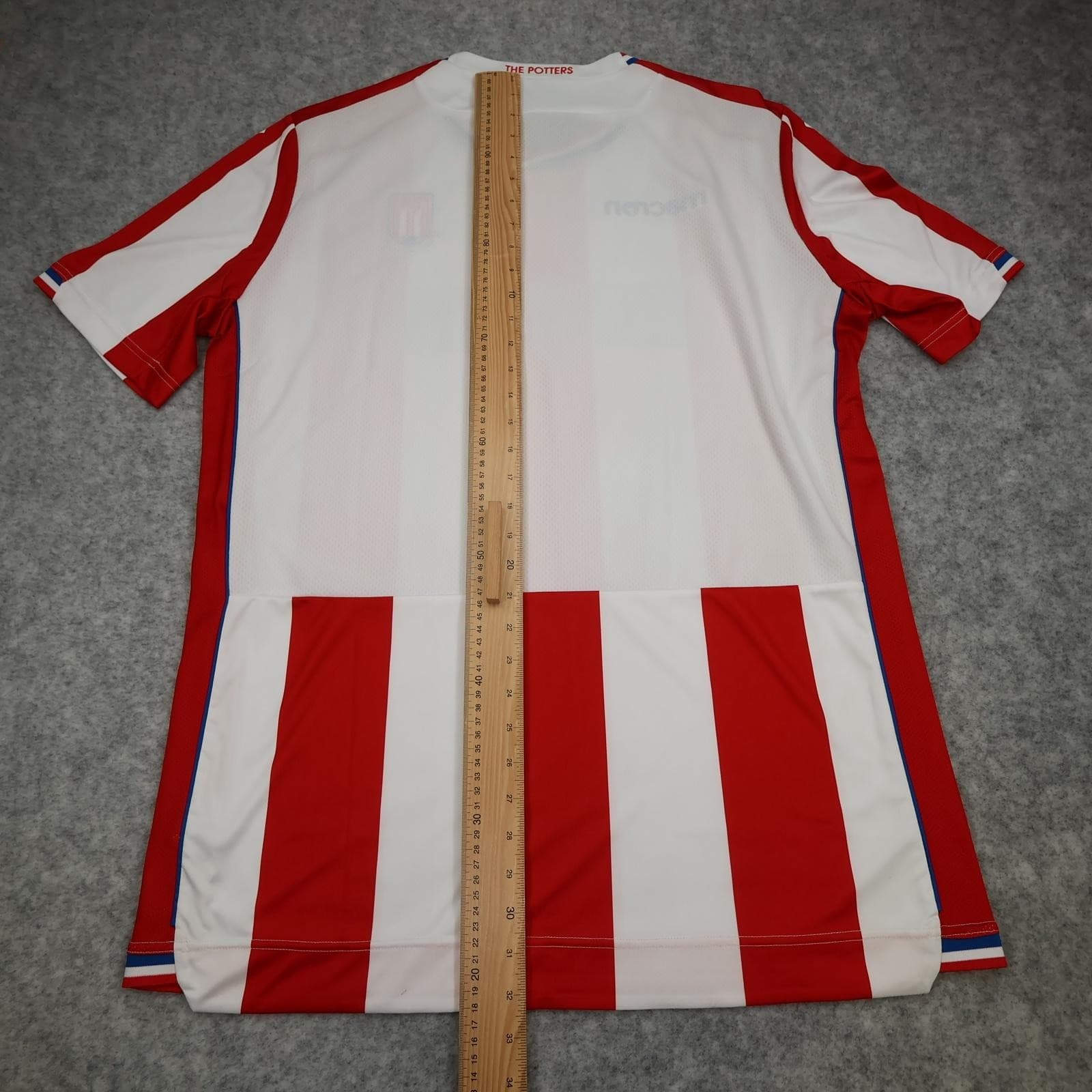 Stoke City Shirt Mens XXXL Red White Home EPL Football Macron Bet365 Jersey photo 11