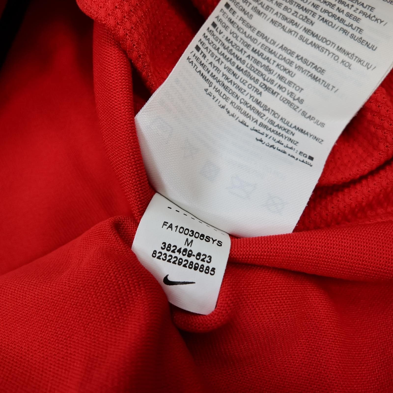 Manchester United Shirt Mens Medium Red Home 2010 2011 EPL Football Nike Nani 17 photo 12