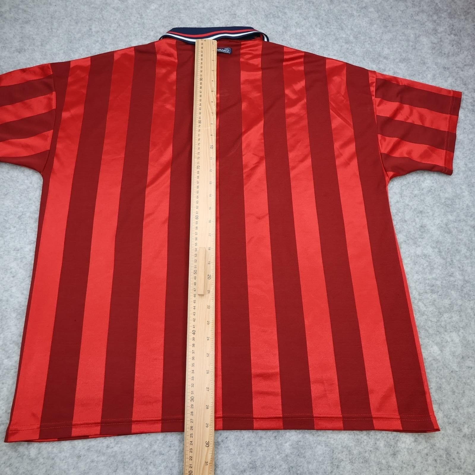 Vintage England Shirt Jersey Mens 2XL Red Away 1997 1998 1999 Umbro Retro 90s photo 9