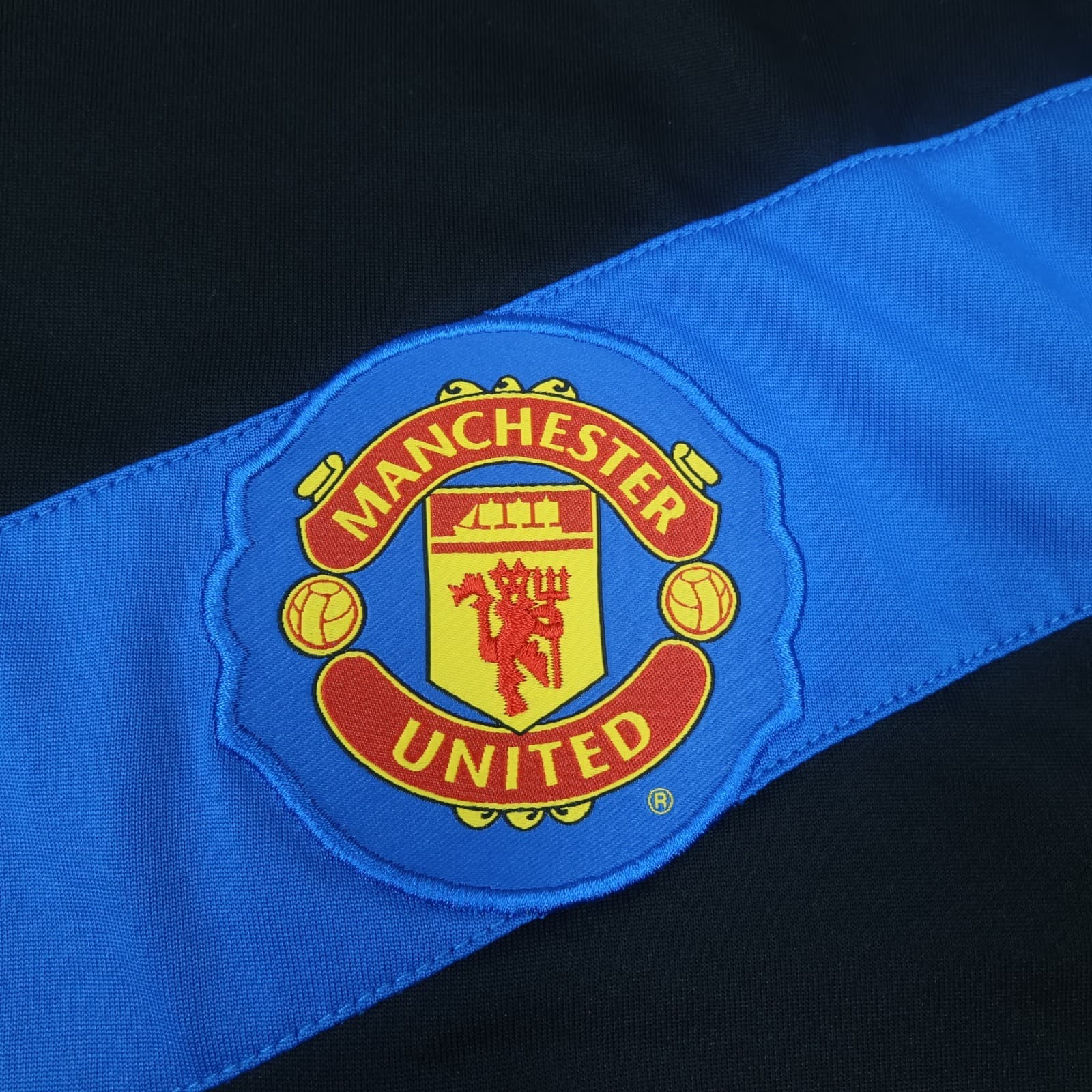 Manchester United Shirt Large Black Away Kit 2009 2010 Nike Jersey Paul Scholes photo 7