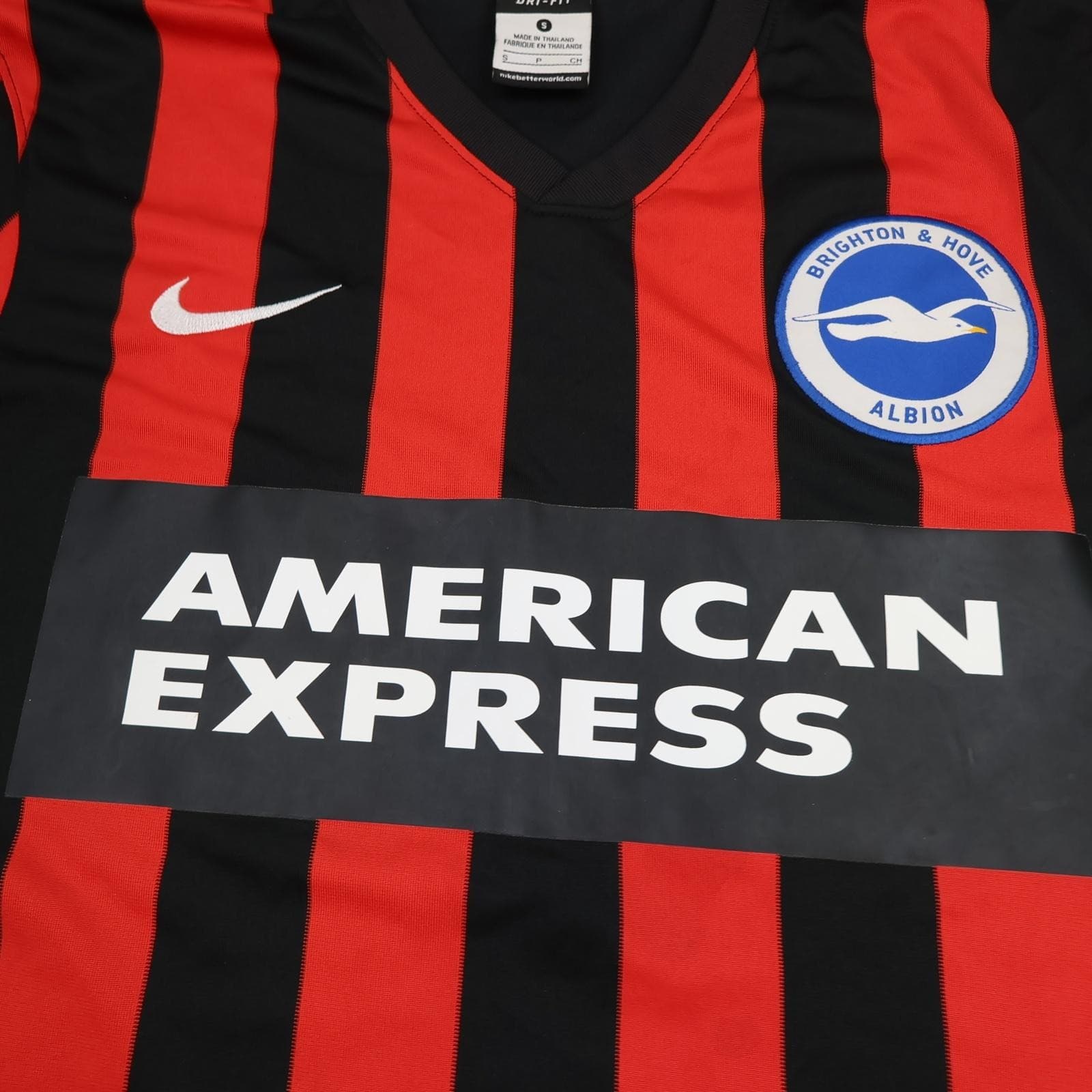 Brighton & Hove Albion Shirt Mens Small 2014 2015 Nike Soccer Jersey photo 3