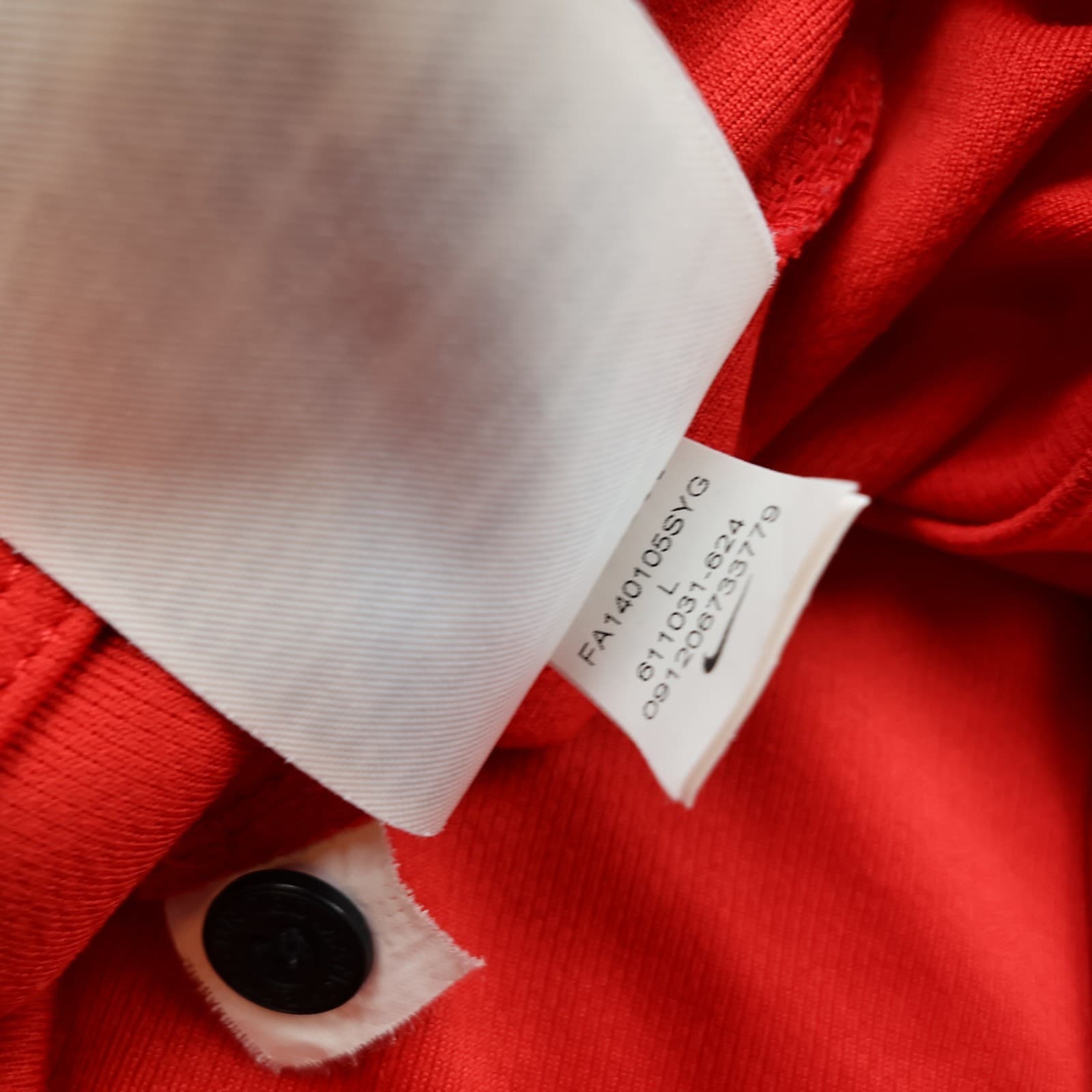 Manchester United Shirt Large Red Home Kit 2014 2015 Nike Jersey Van Persie 20 photo 14