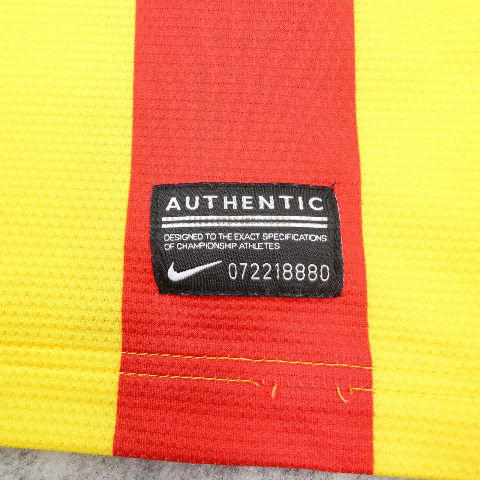Barcelona Shirt Mens Medium Away 2013 2014 Football Nike Qatar Airways Jersey photo 8