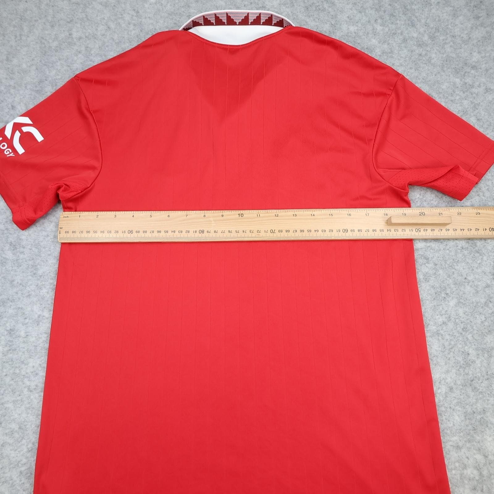 Manchester United Shirt Mens Medium Red Home 2022 2023 Football Adidas Jersey photo 6
