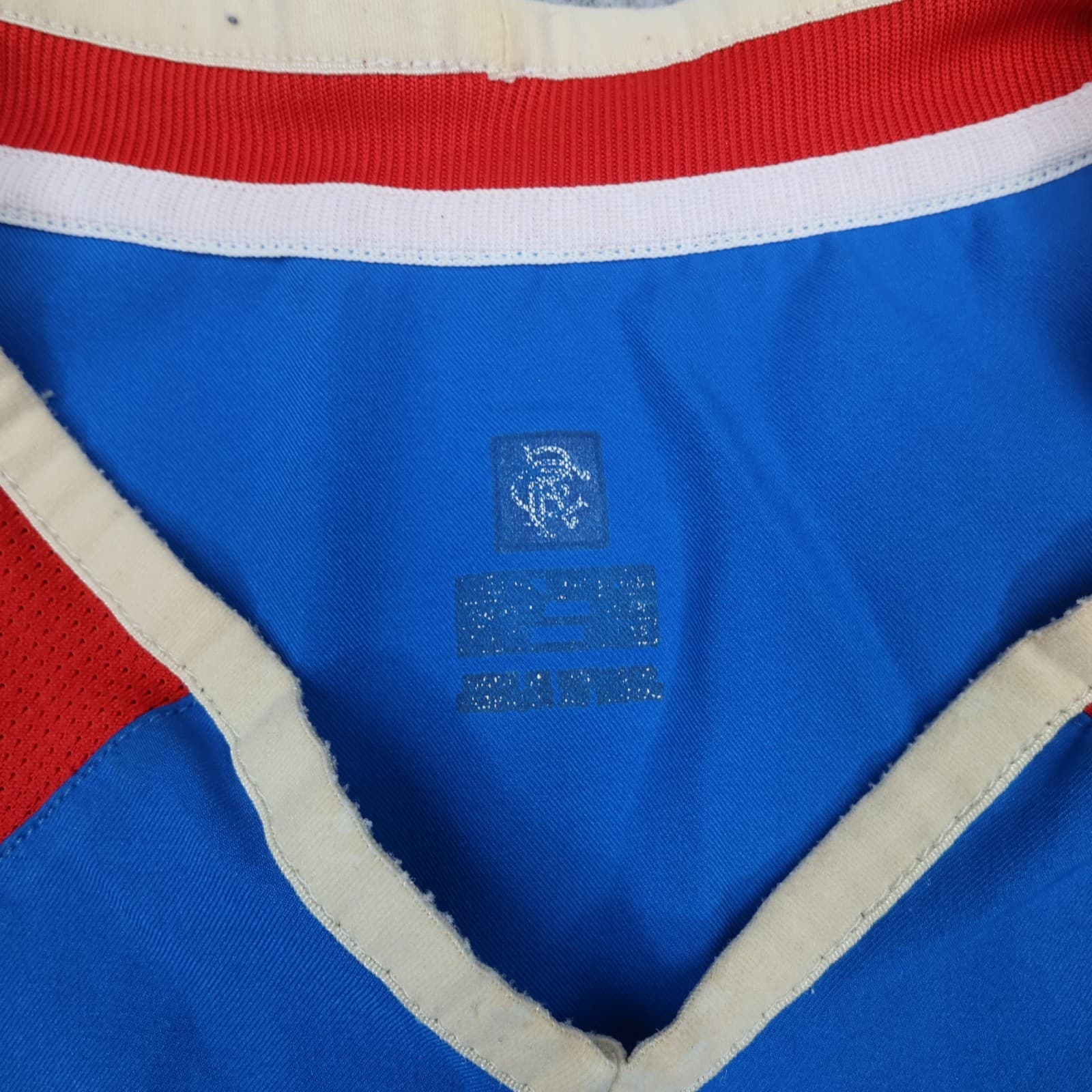 Vintage Rangers Football Shirt Extra Large Blue Home Kit 2003 2005 Diadora Mens photo 5
