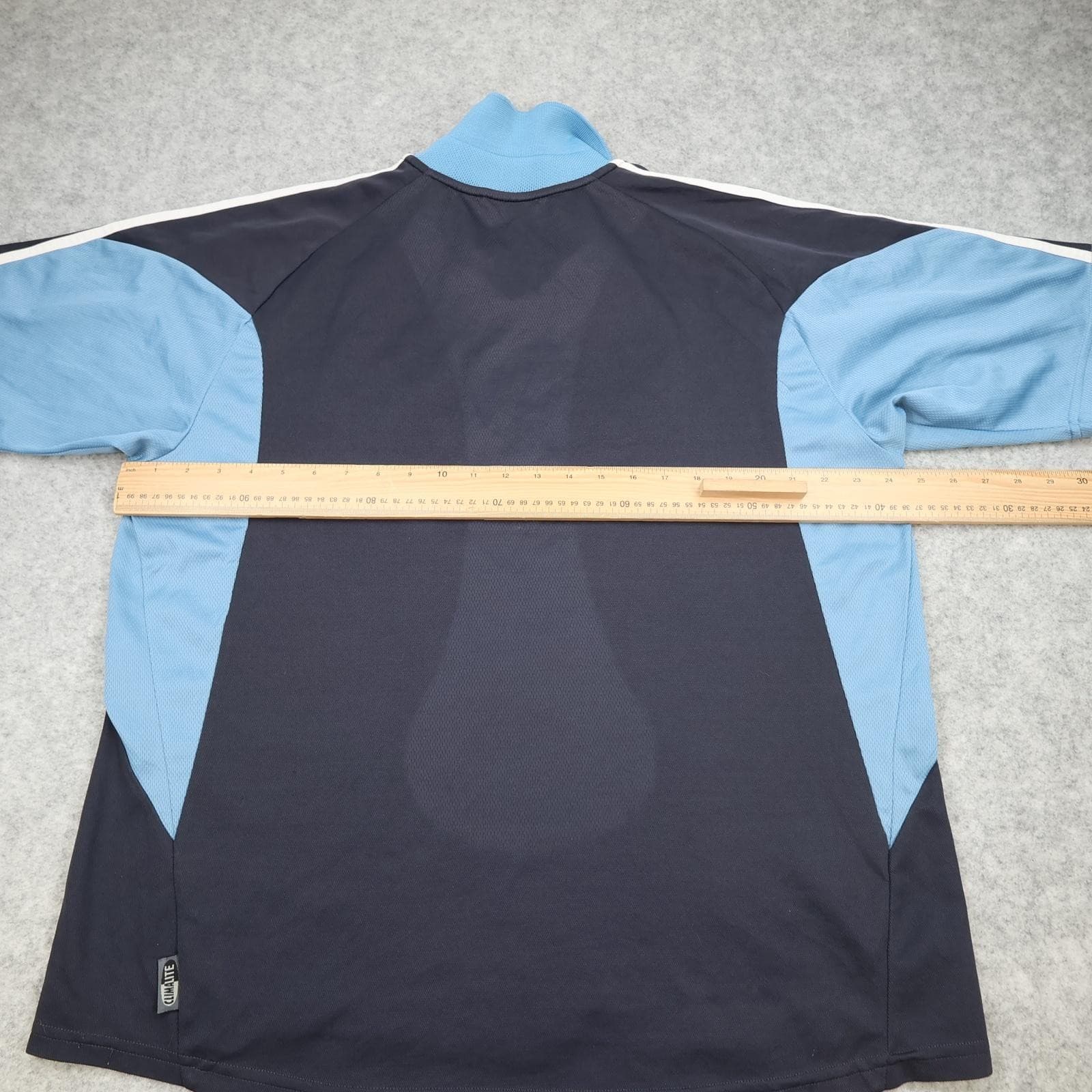 Vintage Olympique Marseille Shirt Mens XL Blue Khalifa 2001 2002 Soccer Jersey photo 11