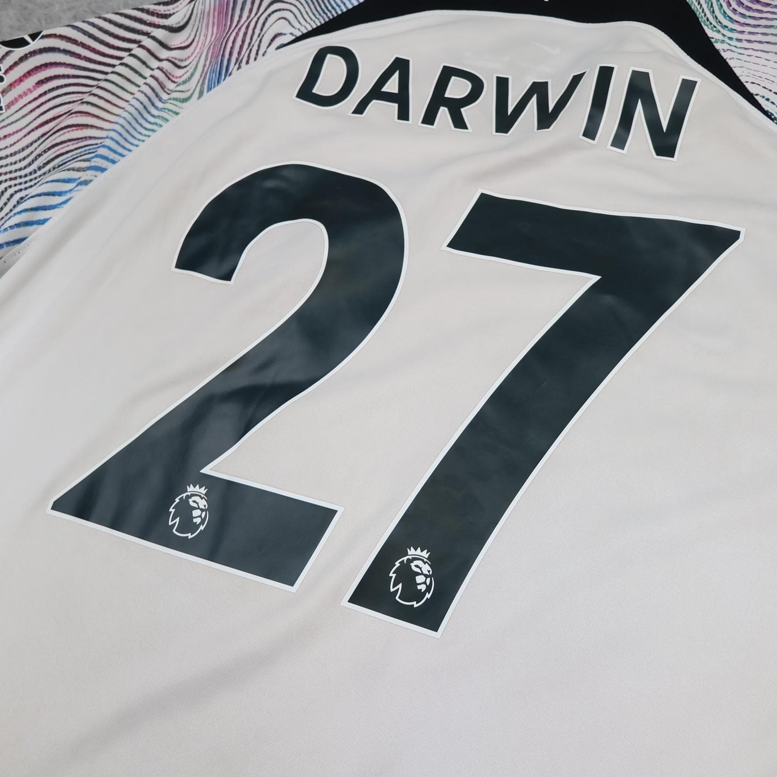 Liverpool Away Shirt Mens XL Multi EPL Football Nike 2022 2023 Darwin 27 photo 10