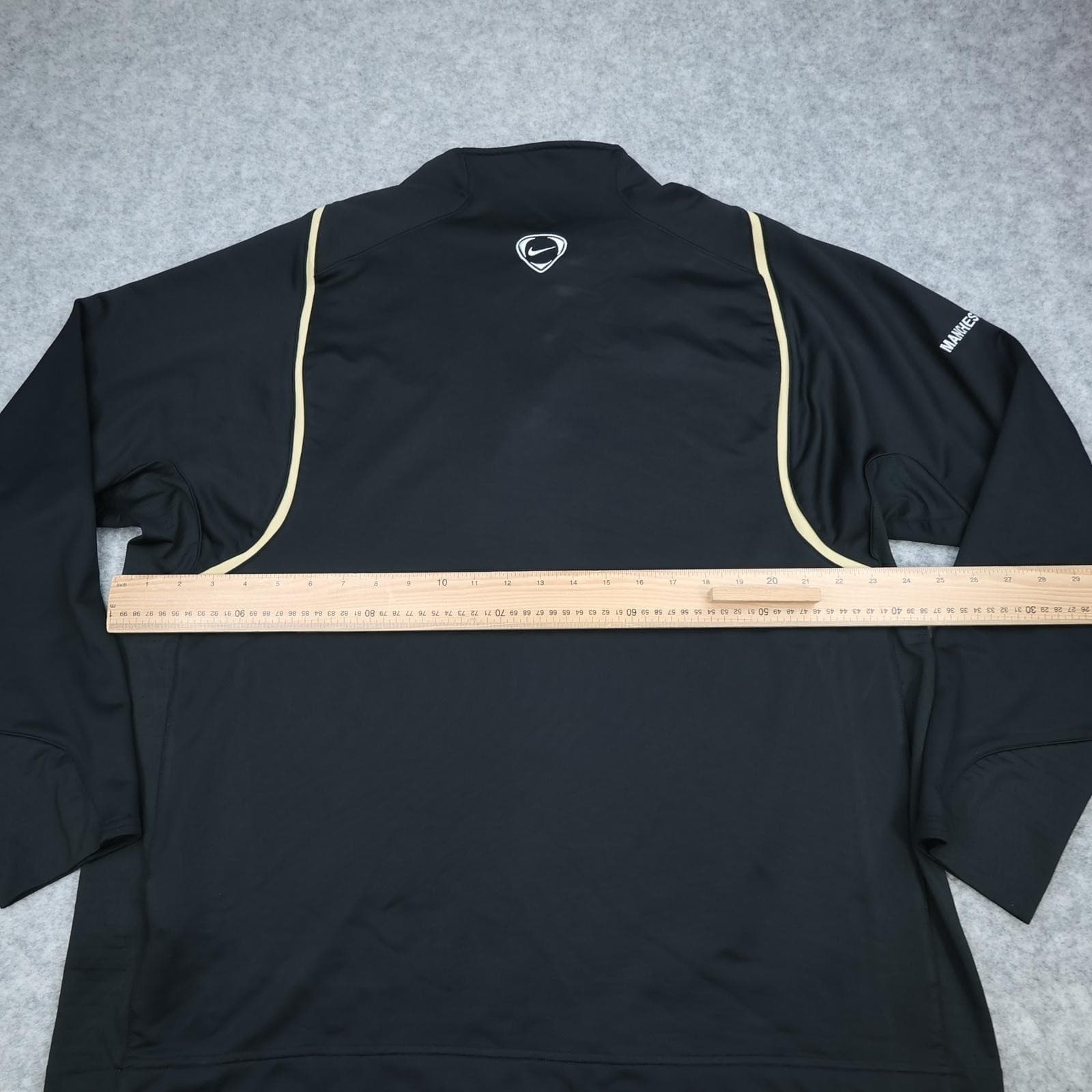 Manchester United Training Top Mens XXL Black Football Nike Dri Fit Long Sleeve photo 8