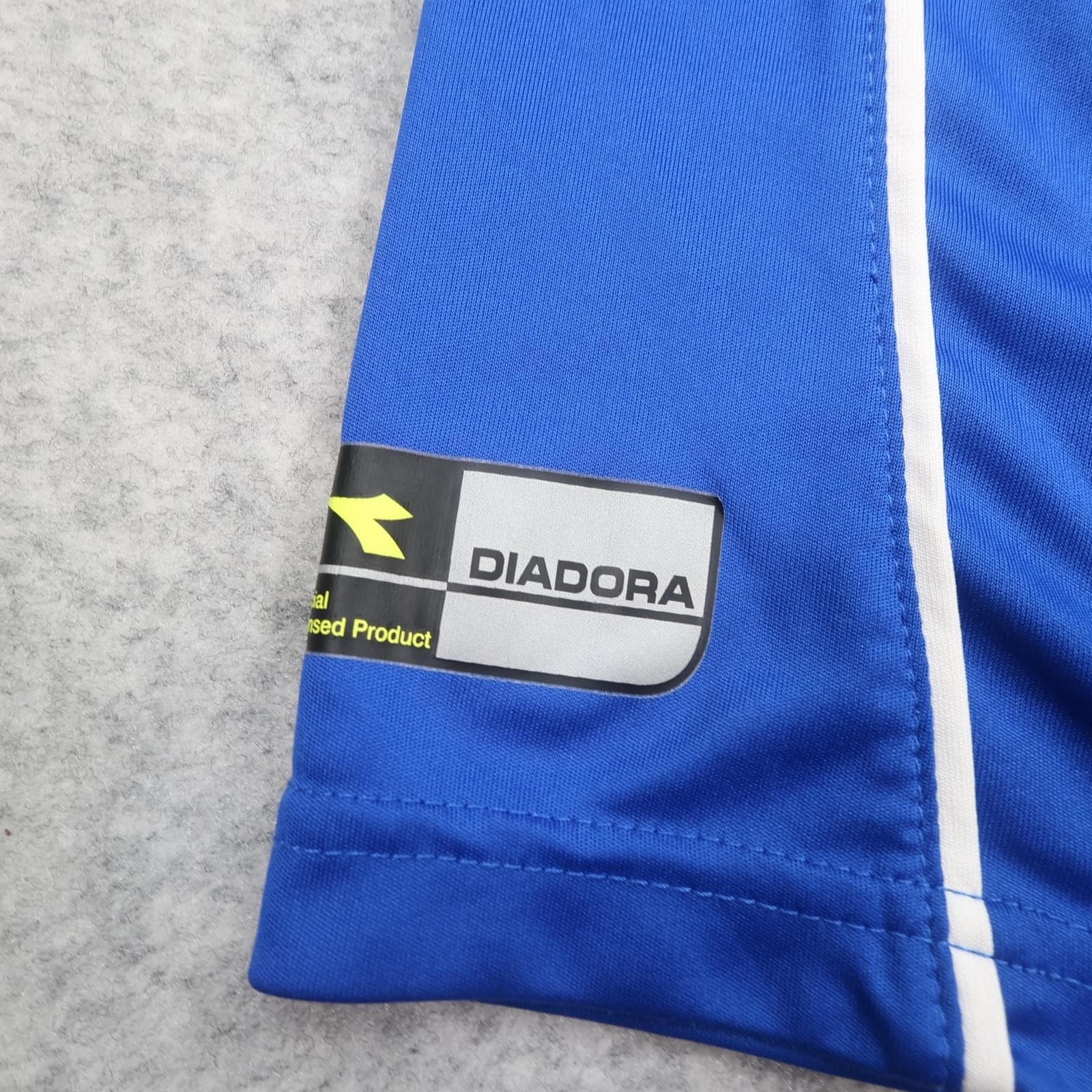 Crewe Alexandra Away Shirt Mens Medium Blue EFL 2005 2007 Diadora Mornflake Oats photo 2