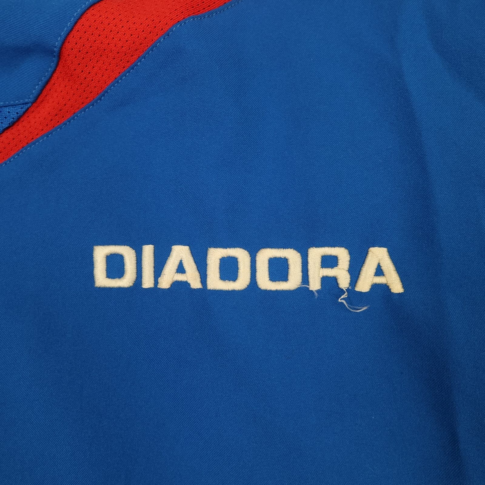 Vintage Rangers Football Shirt Extra Large Blue Home Kit 2003 2005 Diadora Mens photo 4