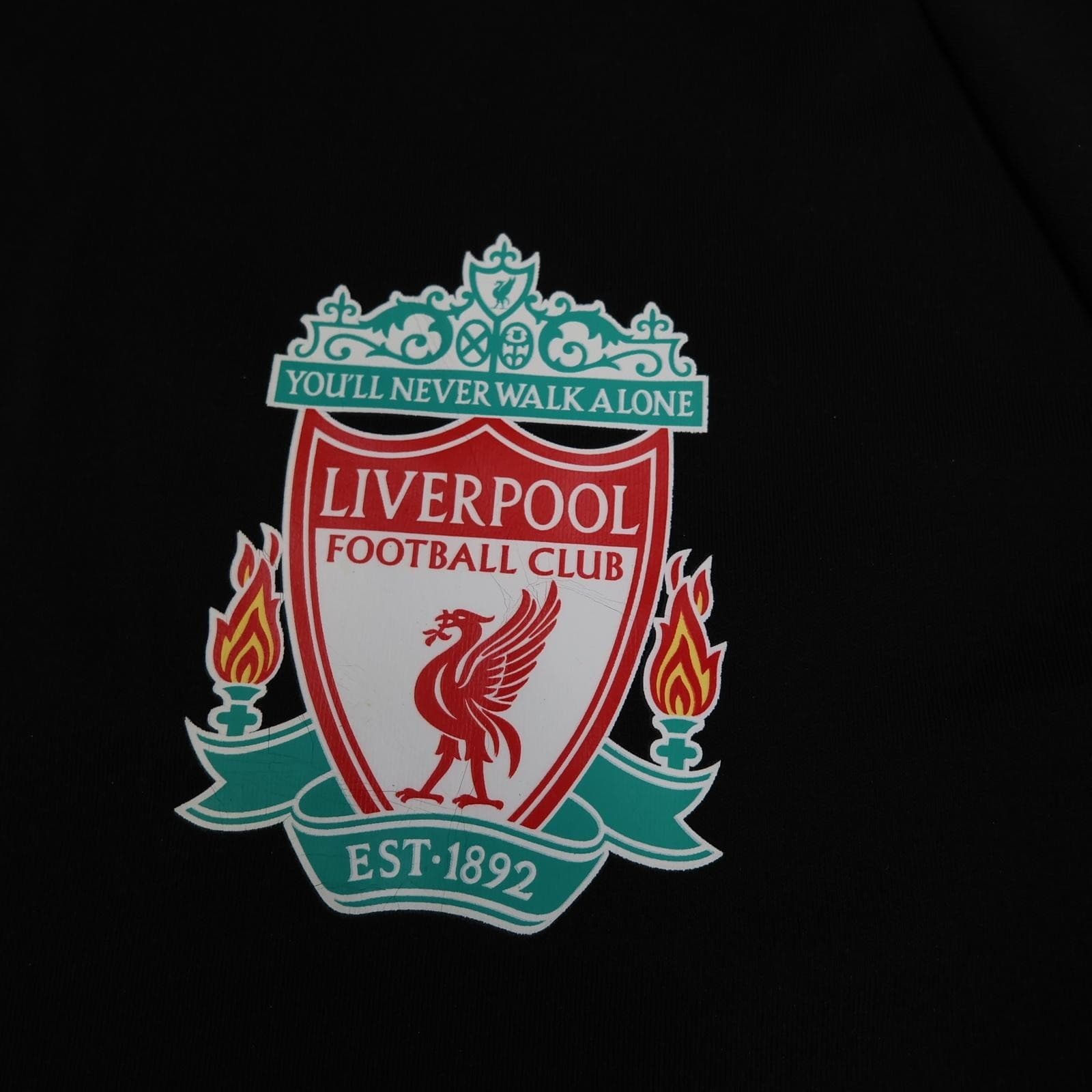 Liverpool Training Shirt Mens Large Black Football Adidas Carlsberg 2007 2008 photo 5