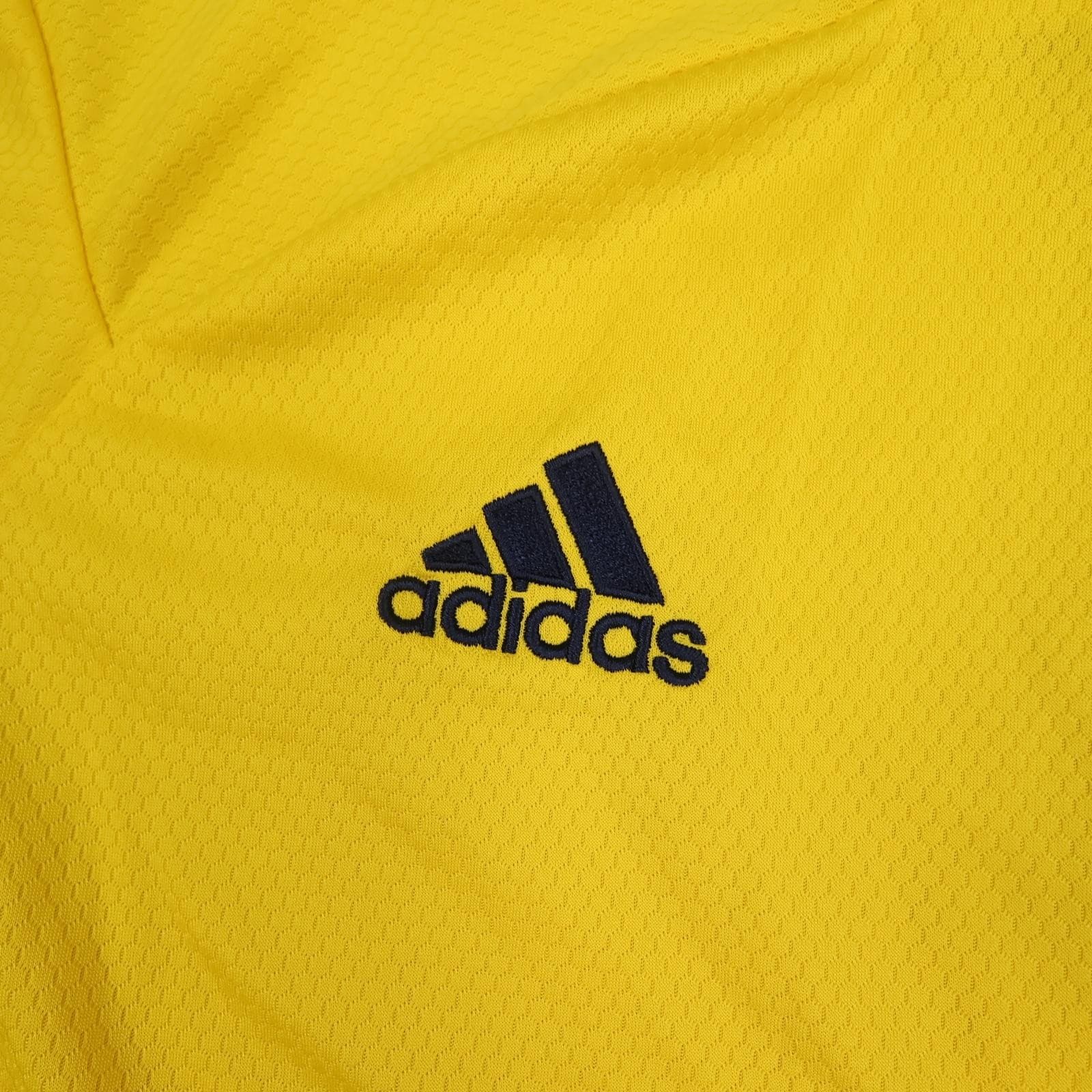 Sweden Home Shirt Mens Medium Yellow 2020 2021 Football Adidas AEROREADY Jersey photo 4