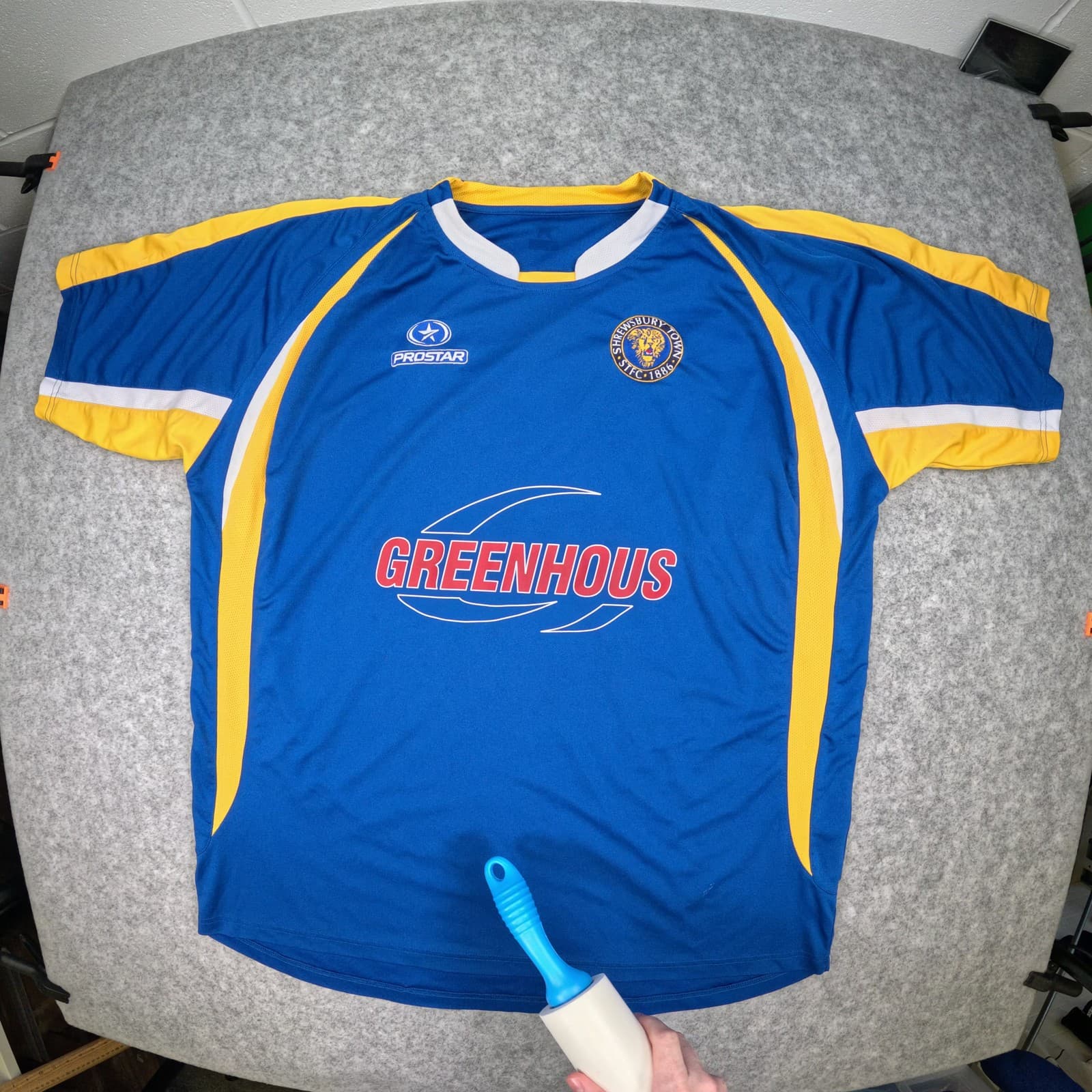 Shrewsbury Town Football Shirt 2XL Home Blue Prostar 2008 2010 Jersey photo 3