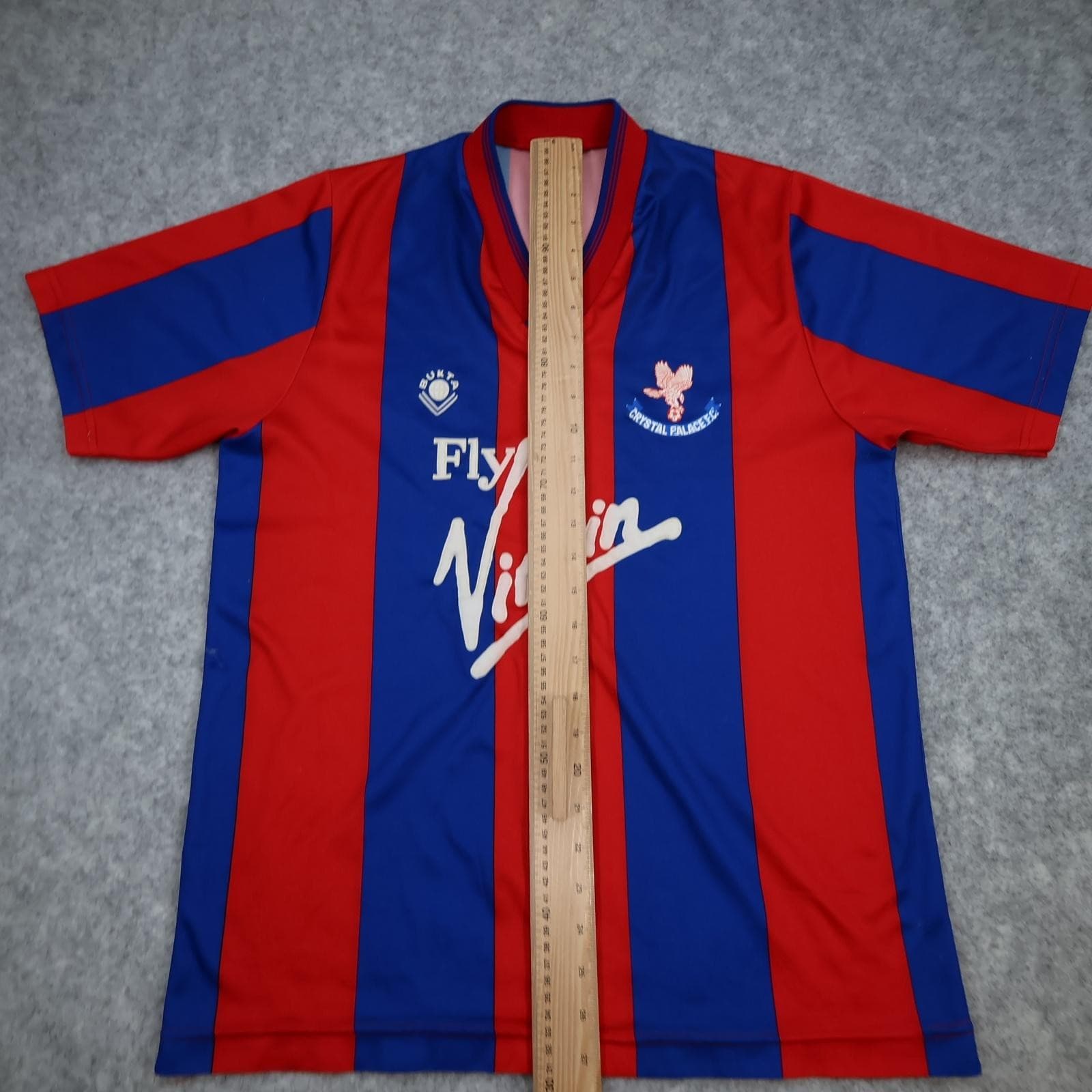 Vintage Crystal Palace Shirt Mens Medium Home 1998 1990 Bukta Virgin Jersey photo 15