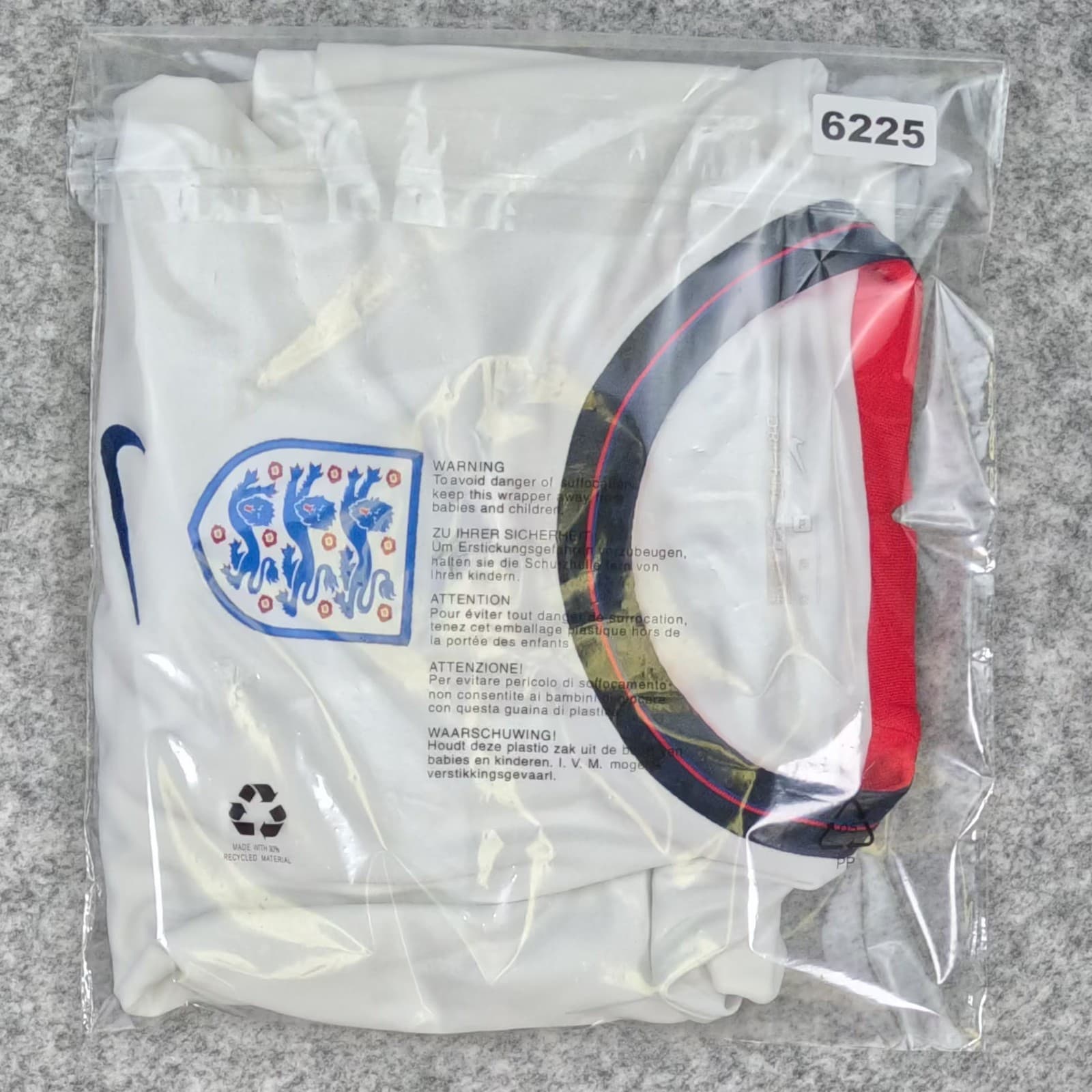 England Football Shirt Extra Large White Home Nike Dri FIT 2020 2022 Jersey photo 6