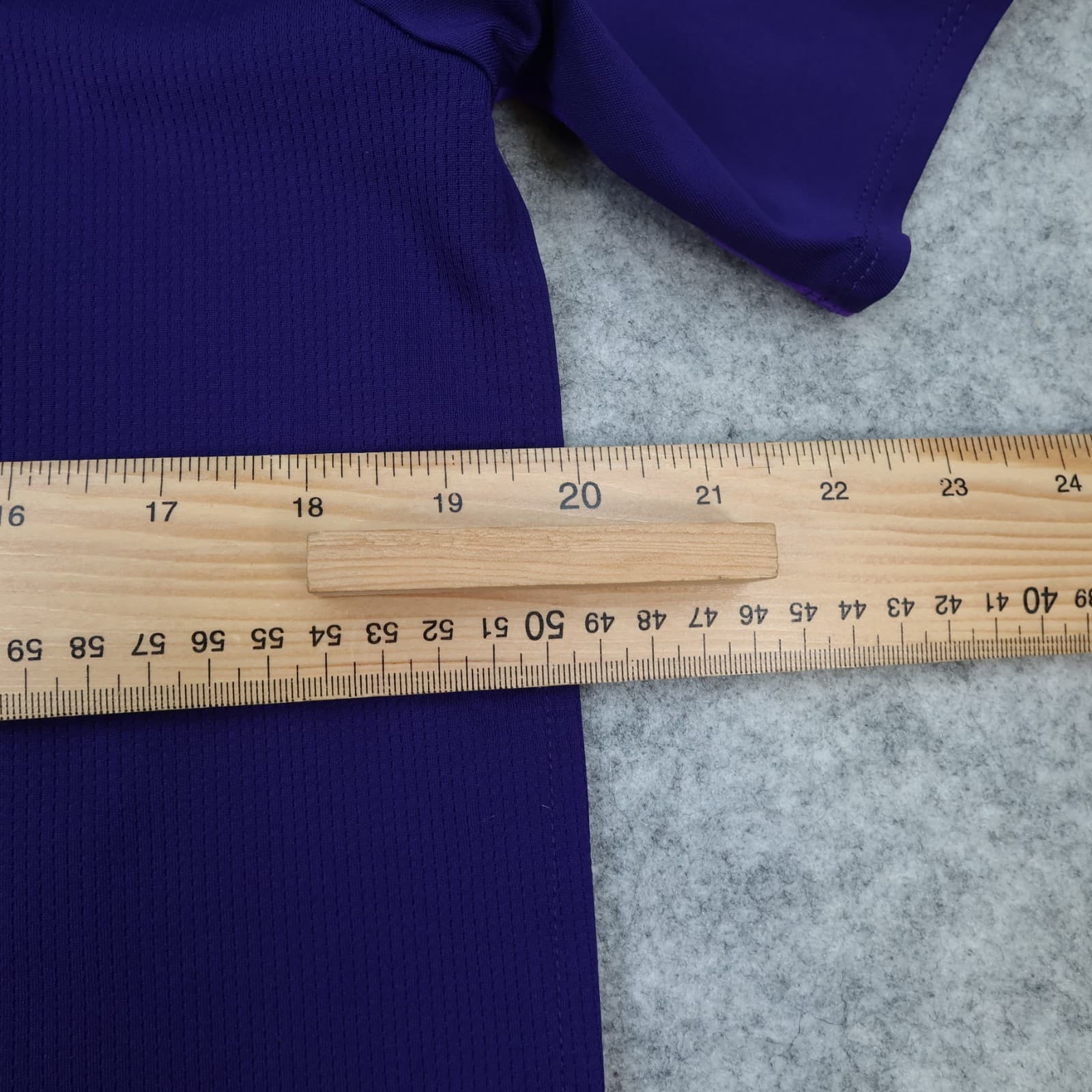 Liverpool Shirt Medium Purple Away Kit 2018 2019 New Balance Soccer Jersey 40" photo 9