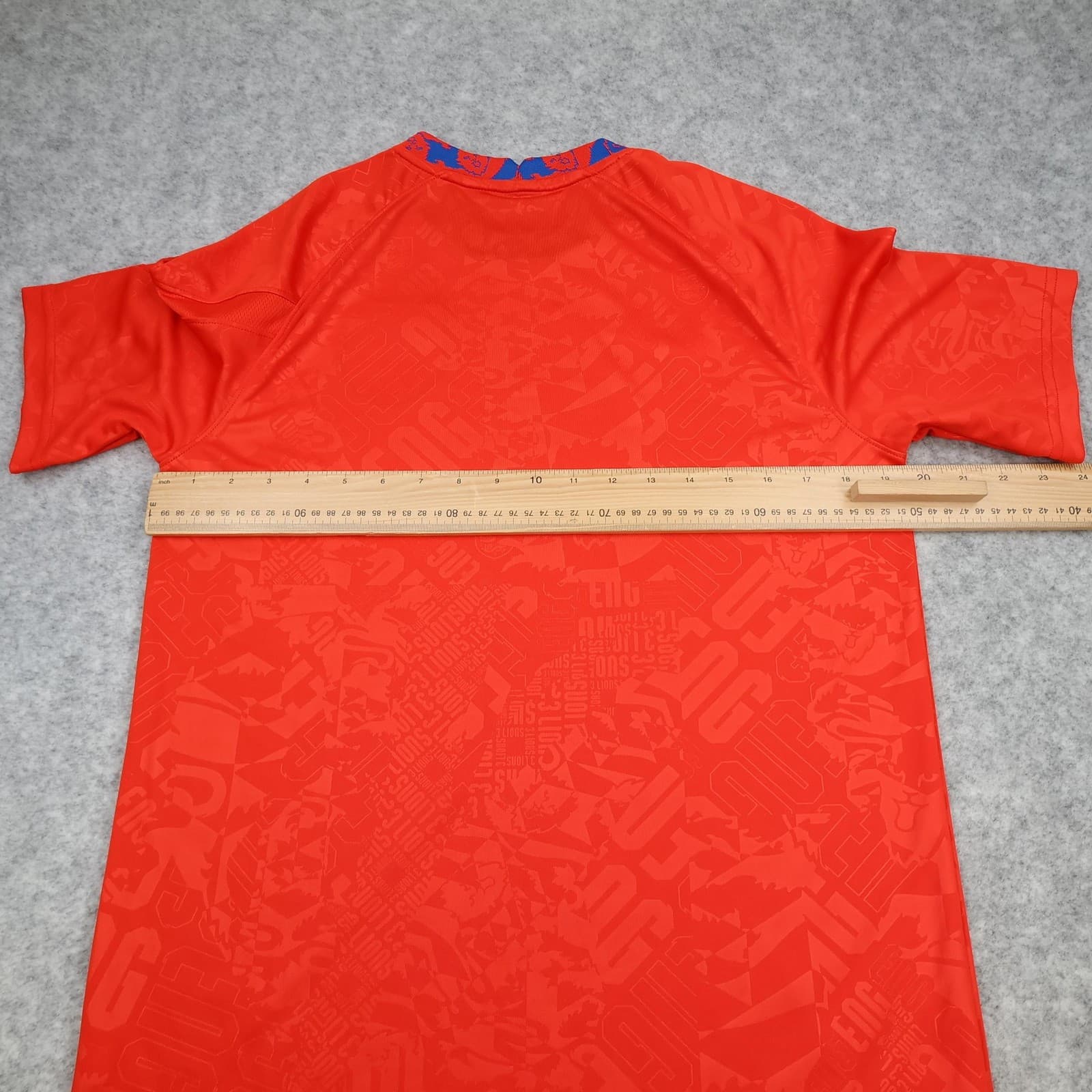England Training Shirt Mens Medium Red 2020 2021 Nike Dri Fit Soccer Jersey photo 6