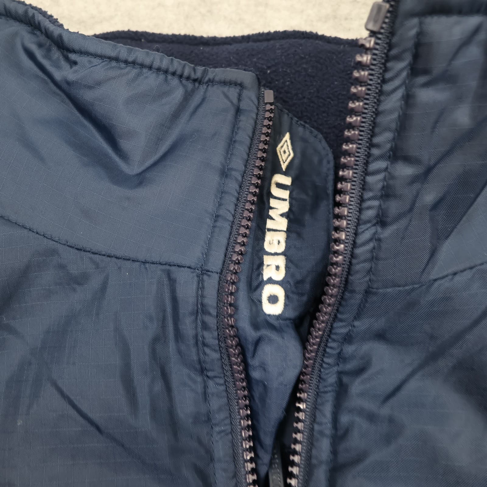 Chelsea Football Jacket Extra Large Umbro Navy Padded Training Coat 90s photo 5