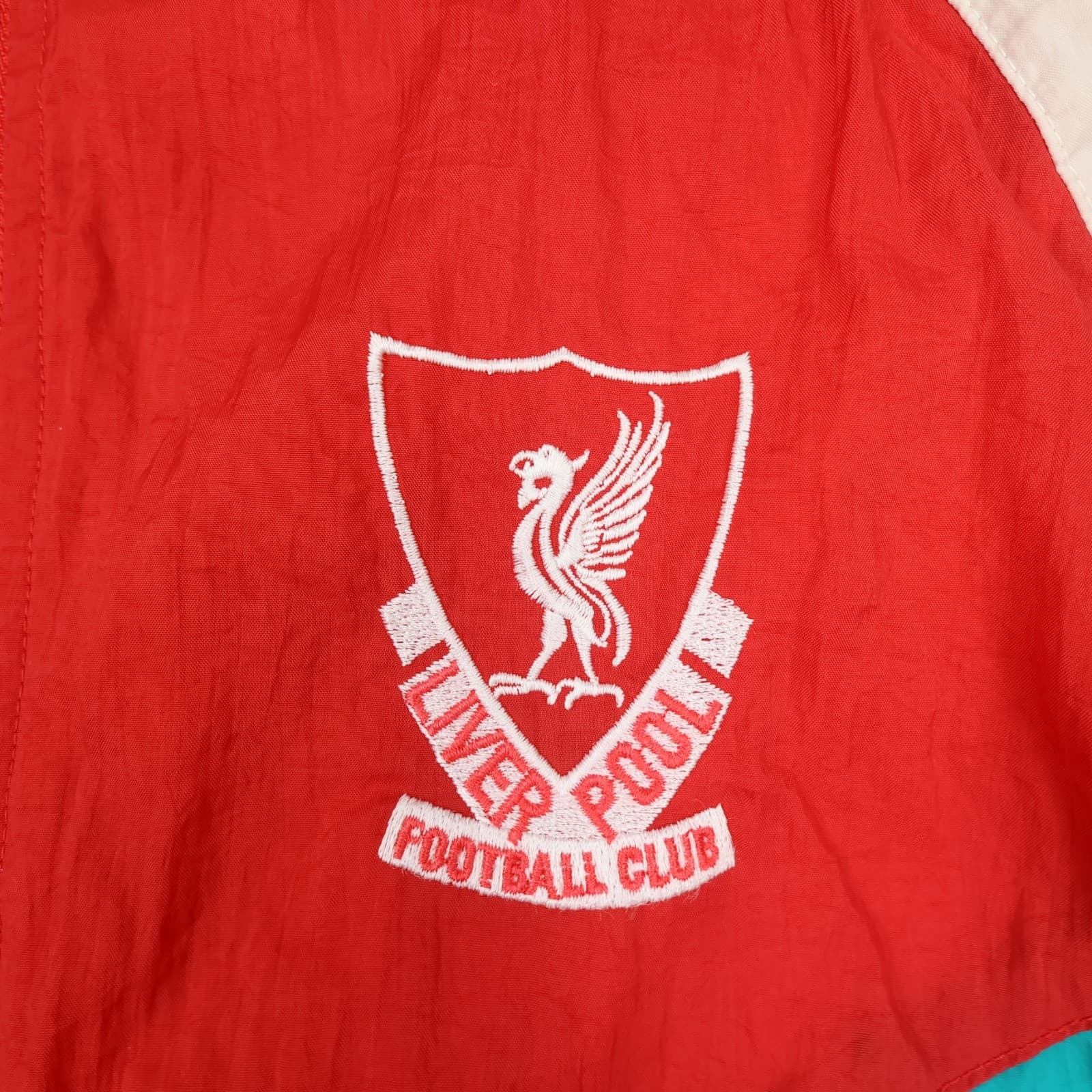 Vintage Liverpool Tracksuit Jacket Extra Large Red 1992 1993 Adidas Centenary photo 3