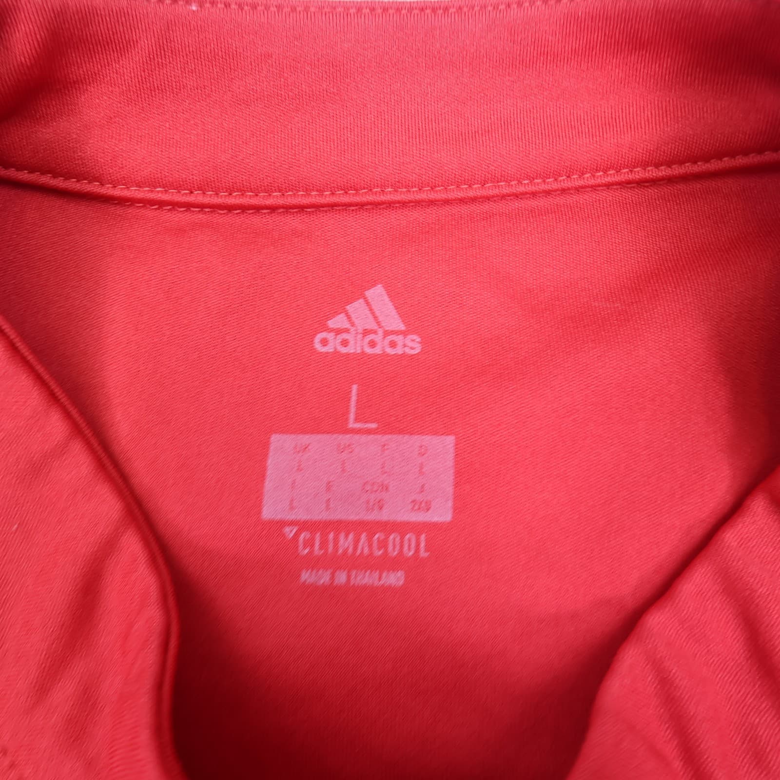 Manchester United Shirt Large Red Home Kit 2017 2018 Adidas Soccer Jersey photo 7