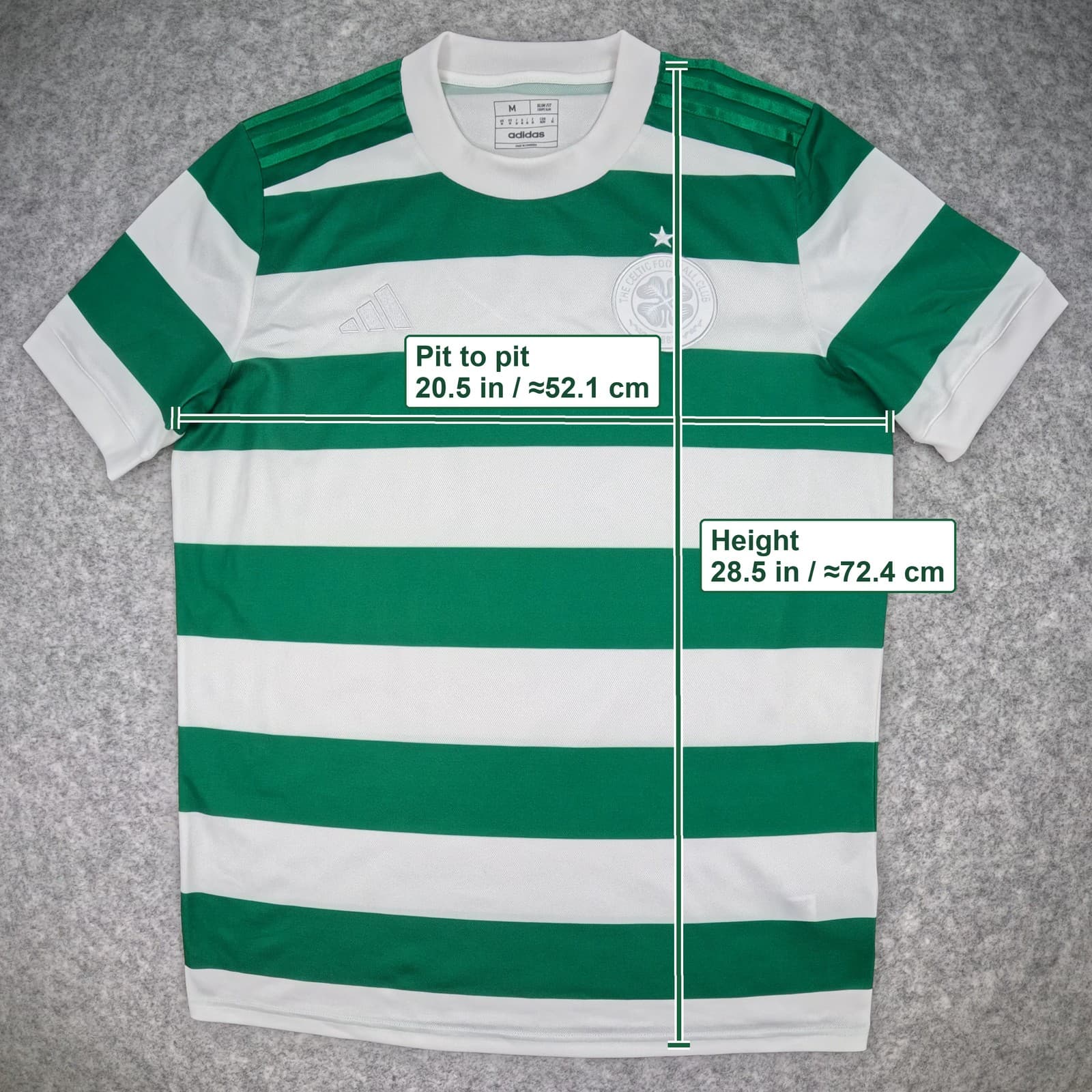 Celtic Football Shirt Home Medium 2023 2024 Green adidas Kyogo 8 Soccer Jersey photo 6