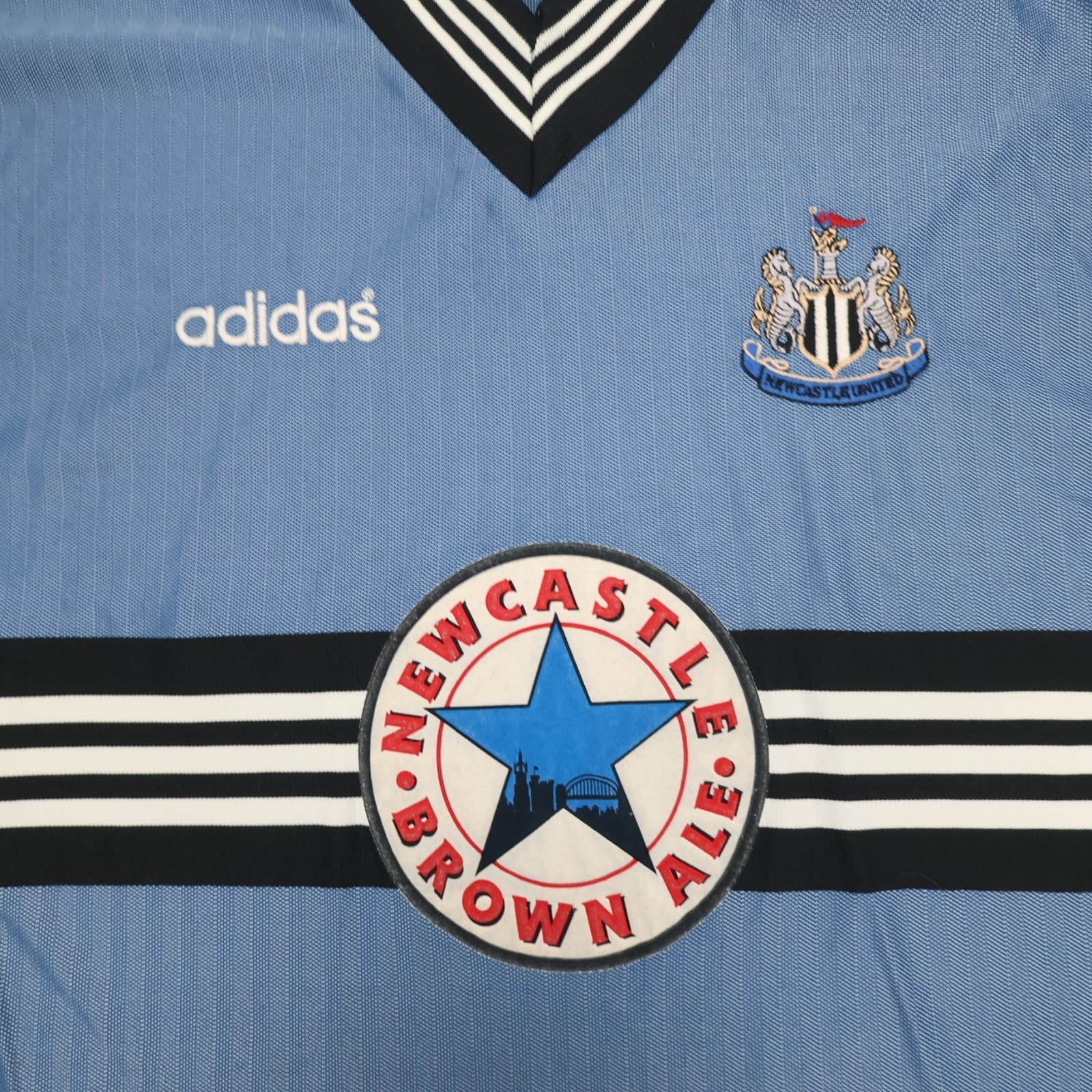 Vintage Newcastle United Shirt 2XL Away Kit 1996 1997 Jersey Brown Ale XXL photo 4