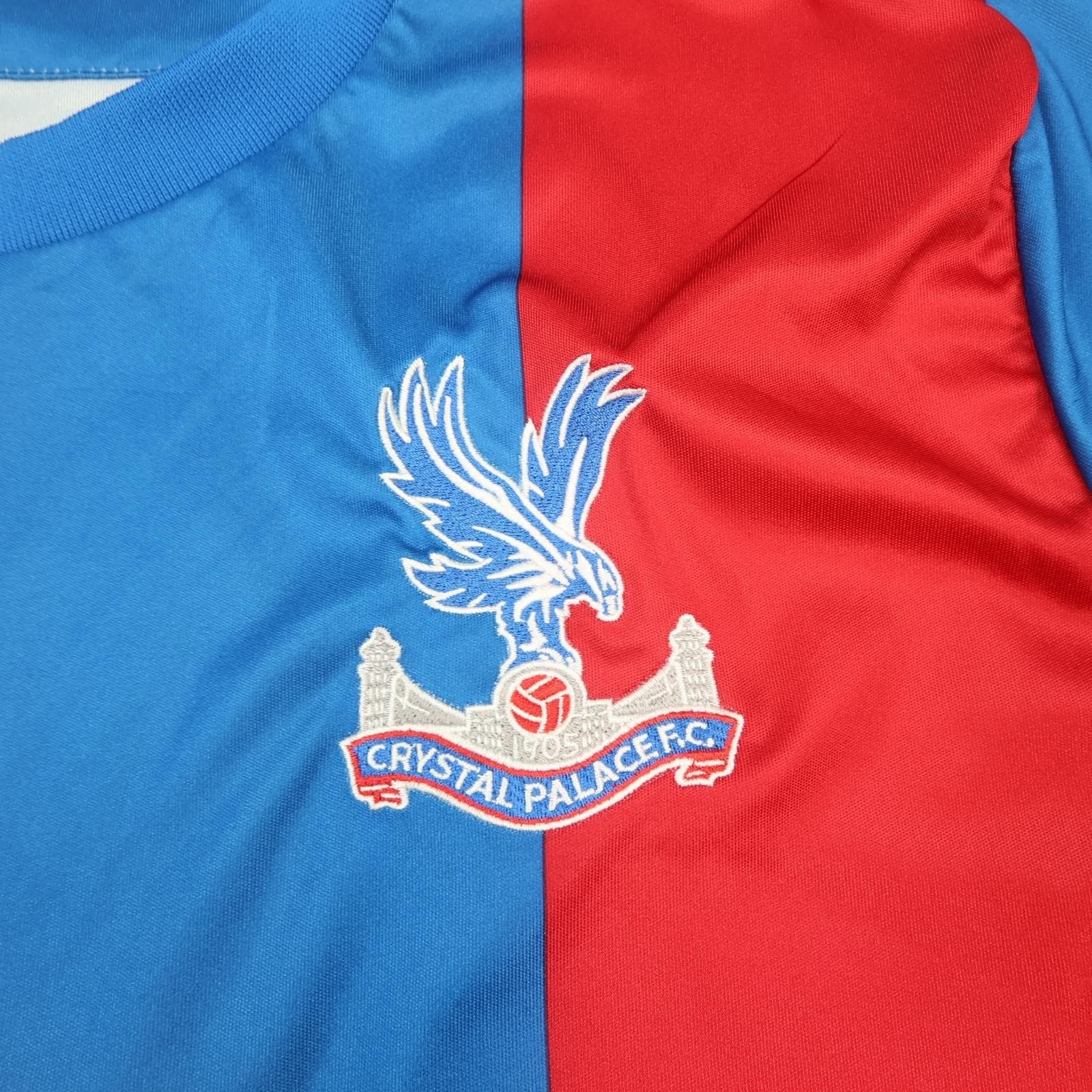 Crystal Palace Shirt Mens XL Multi Home 2015 2016 Football Macron Mansion Jersey photo 4