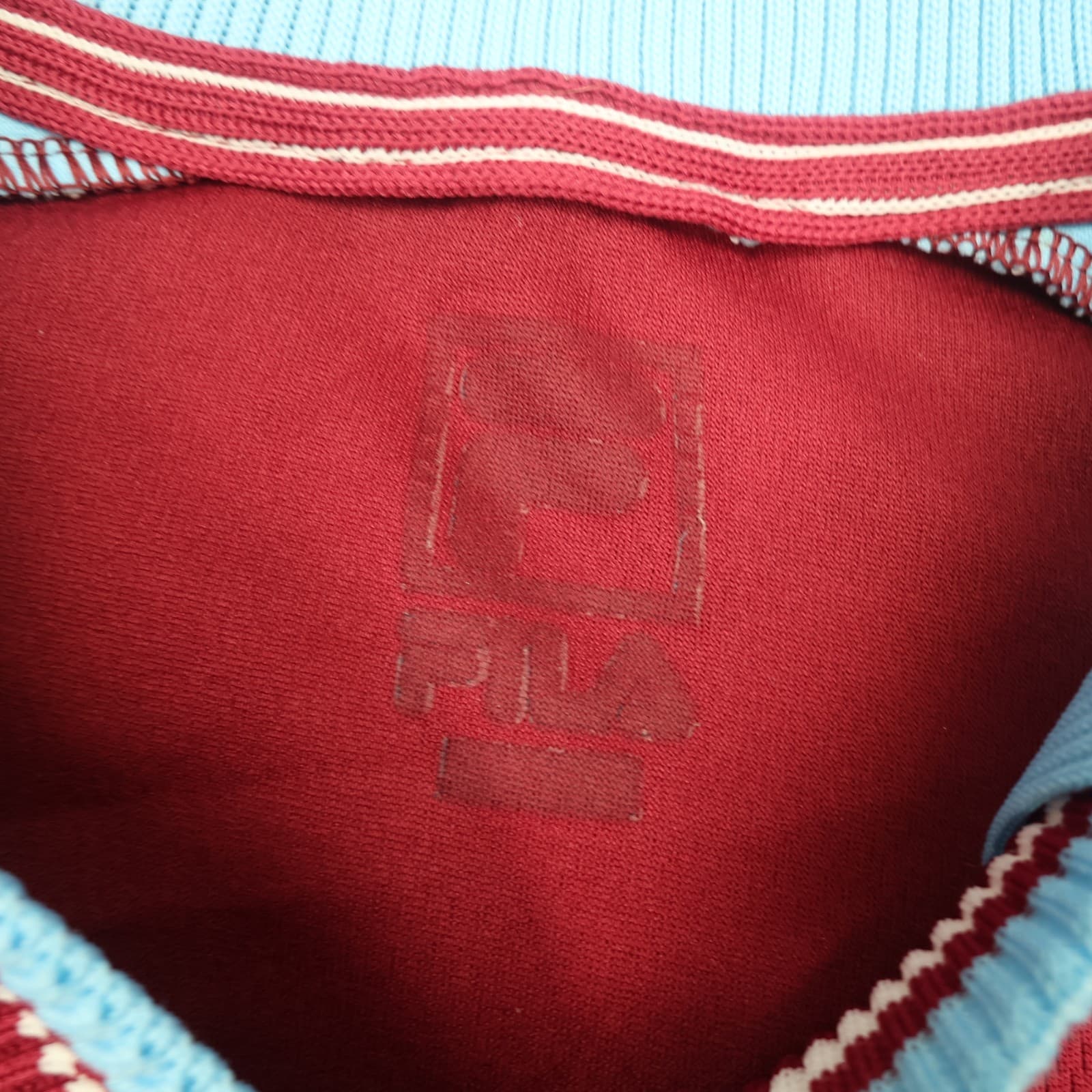 Vintage West Ham Shirt Medium Burgundy 1999 2001 Fila Home Shirt Vintage Jersey photo 10