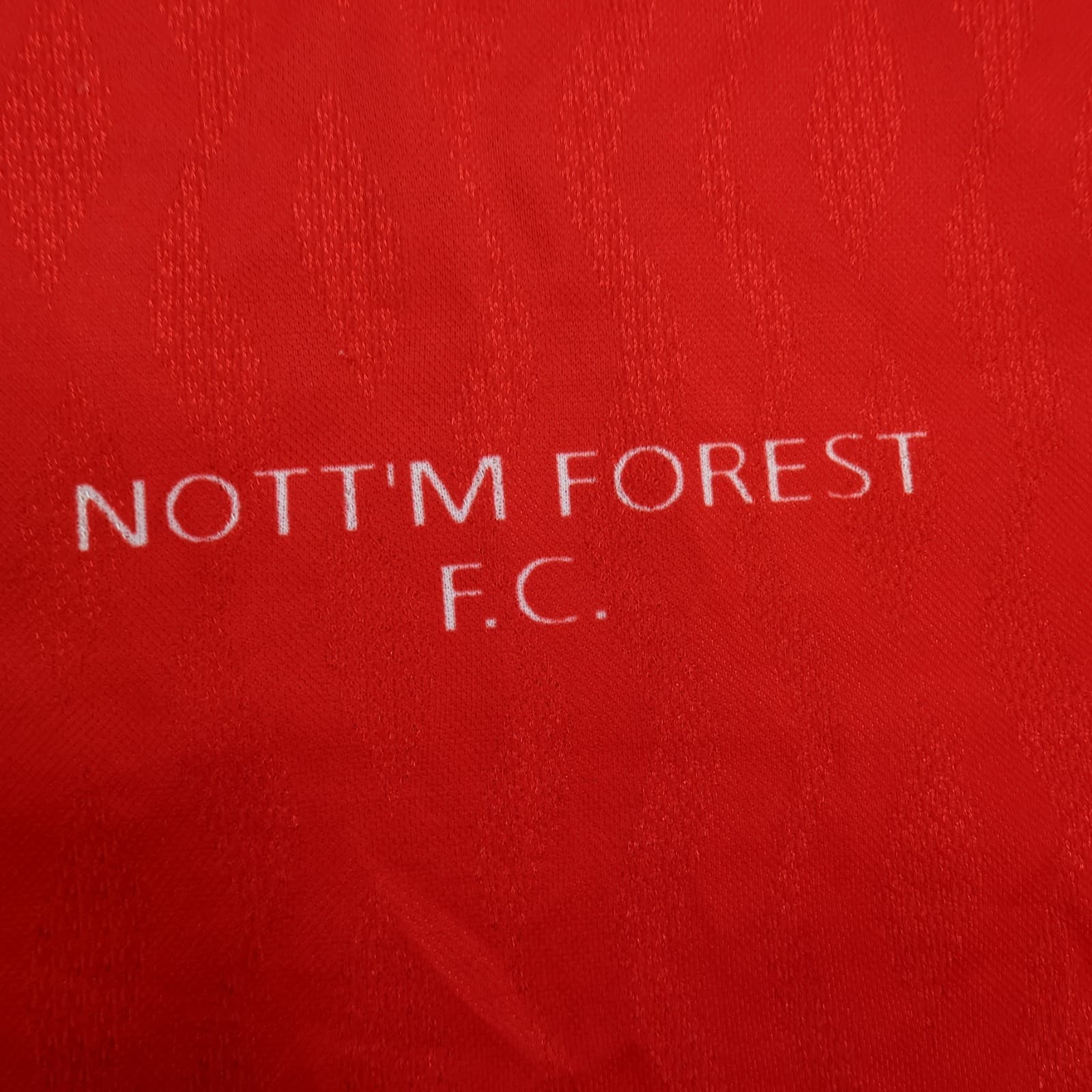 Vintage Nottingham Forest Shirt Large Red Home Kit 1996 1997 Umbro Soccer Jersey photo 6