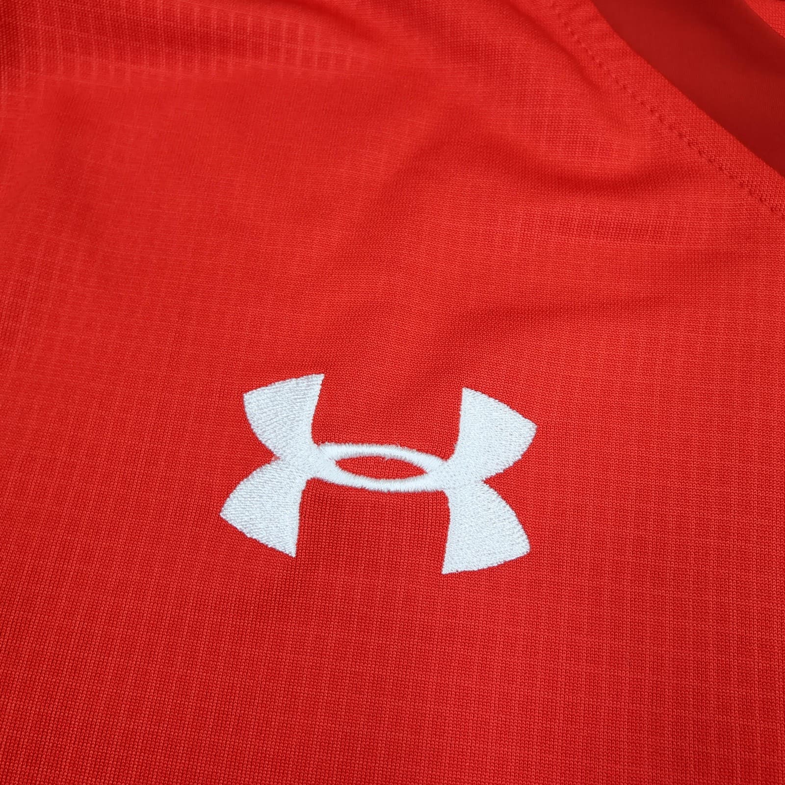 Wales Rugby Shirt Mens XL Red Rugby Union Under Armour Admiral 2016 Jersey photo 6