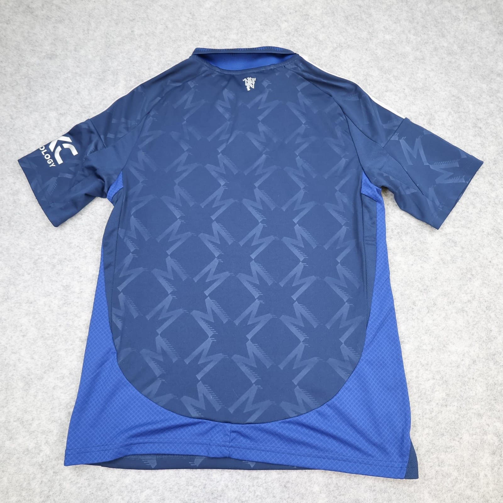 Manchester United Shirt Kids Away 13-14 Years Blue 2024 Football Adidas Jersey photo 2