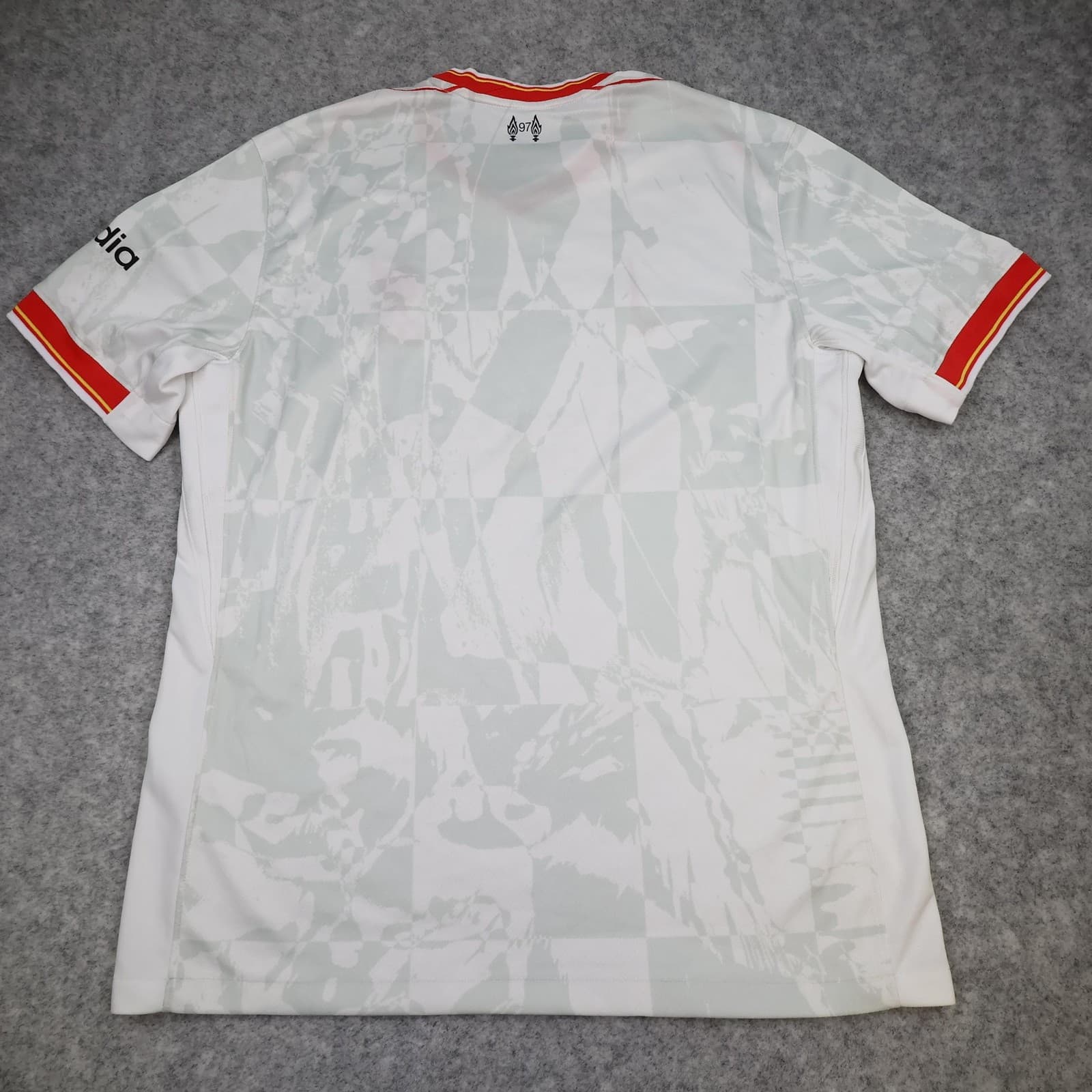 Liverpool Shirt Mens Large White Third 2024 2025 Football Nike Soccer Jersey photo 2