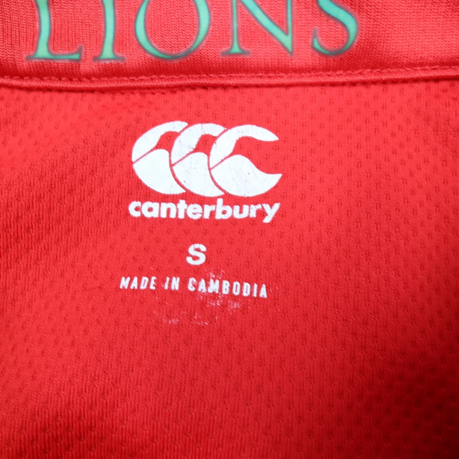 Lions Rugby Shirt Small Canterbury Jersey 2017 Vaposhield British & Irish photo 4