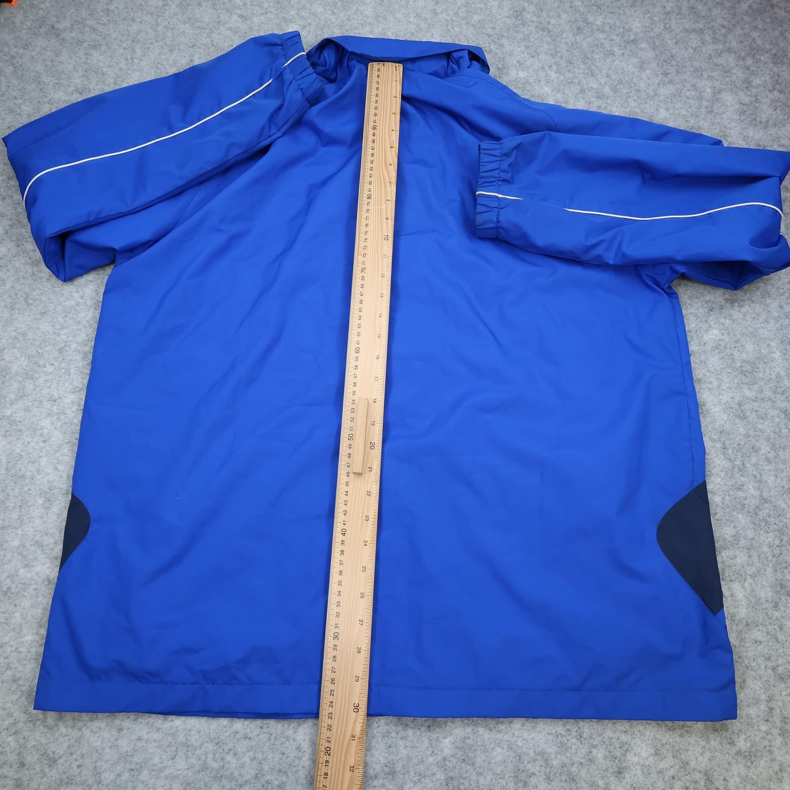 Everton Jacket Mens XXL Blue Navy Football Umbro Hooded Rain Training Coat photo 13