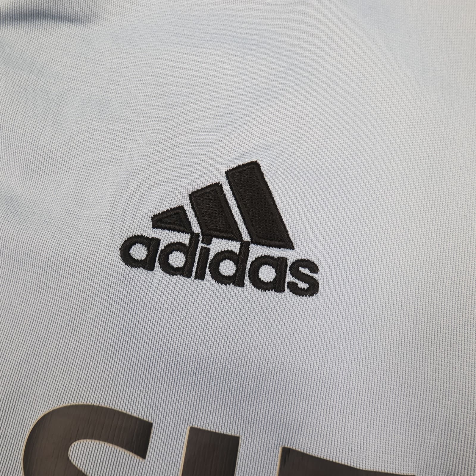 Vintage Real Madrid Shirt Large Grey Third Kit 2005 2006 Adidas Soccer Jersey photo 5
