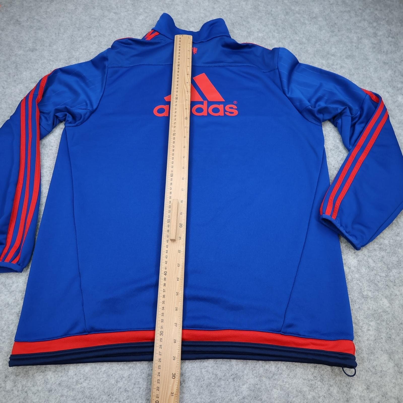 Manchester United Training Drill Top Mens Large Blue 2015 2016 Football Pullover photo 12
