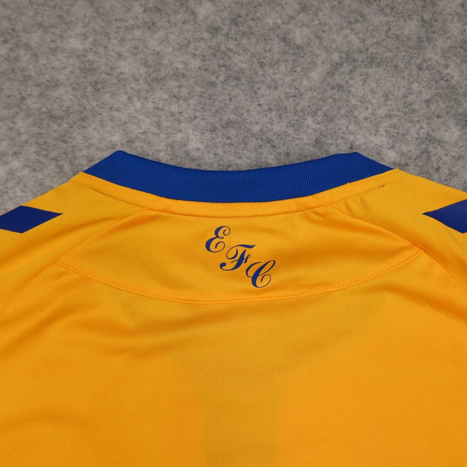 Everton Shirt Mens Medium Yellow Away 2020 2021 Football Hummel Cazoo Jersey photo 15